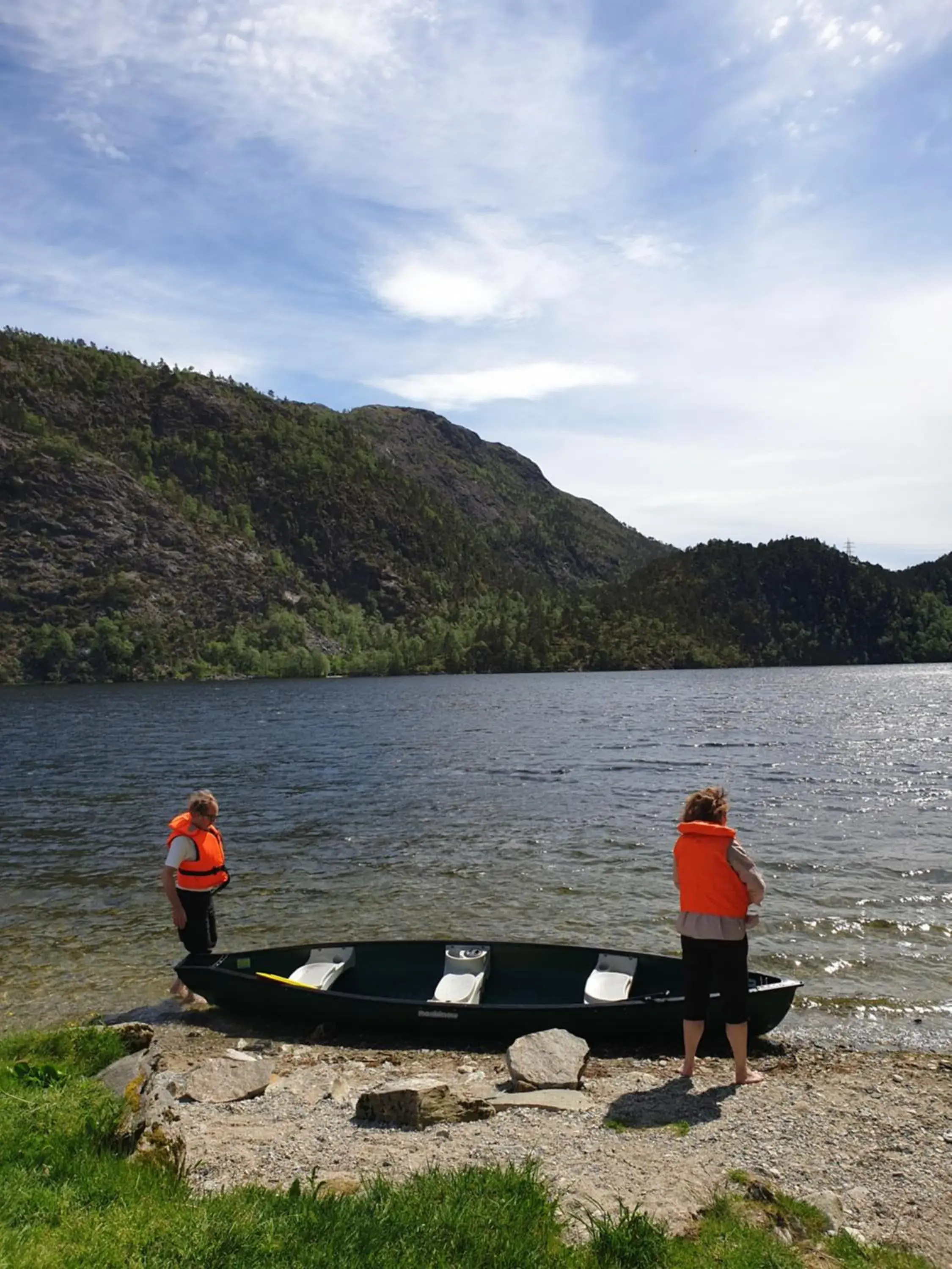 Bird's eye view in Grimen Camping Bird's eye view in Grimen Camping
