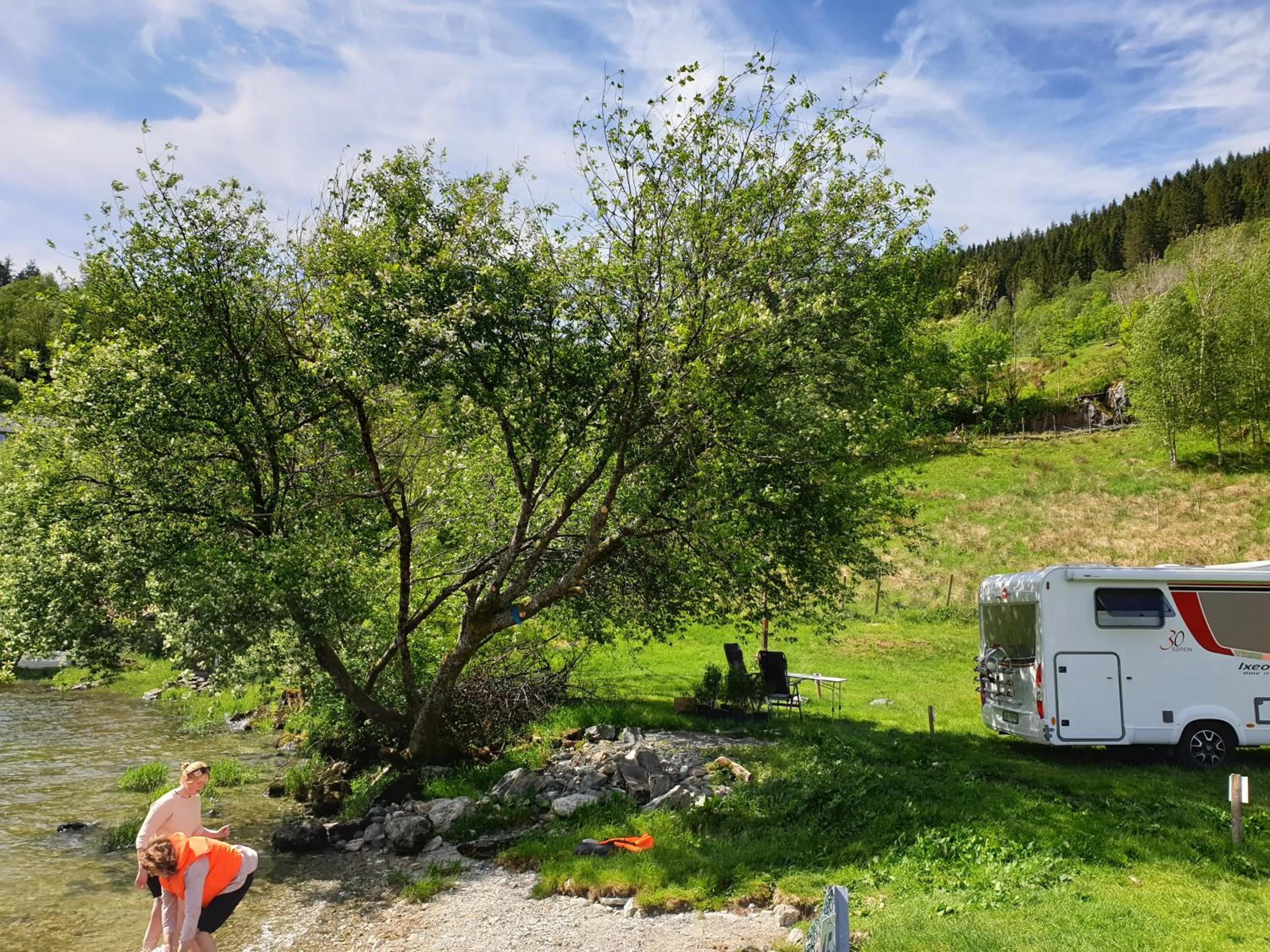 Spring in Grimen Camping