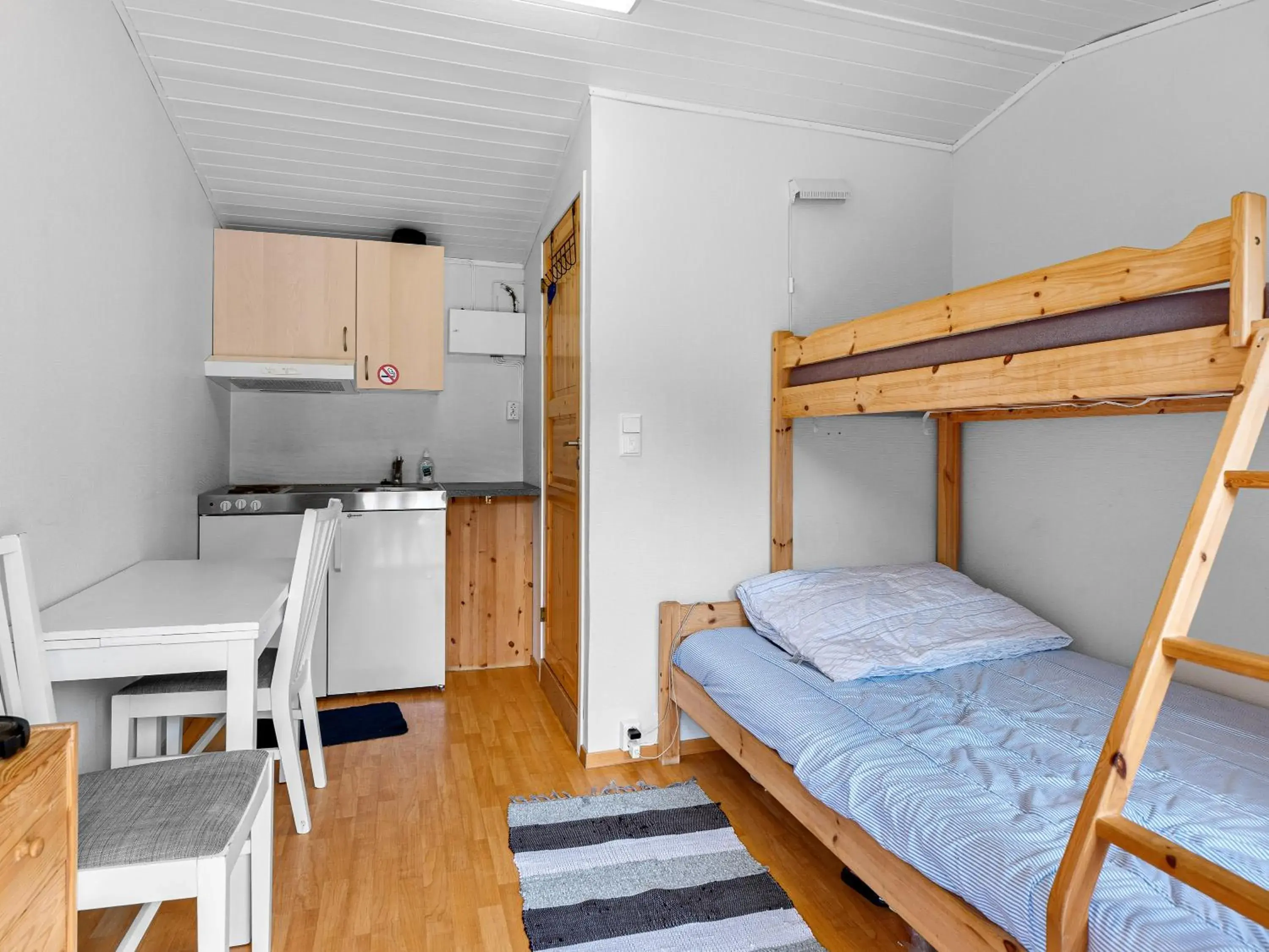 Kitchen or kitchenette, Bed in Grimen Camping Kitchen or kitchenette, Bed in Grimen Camping