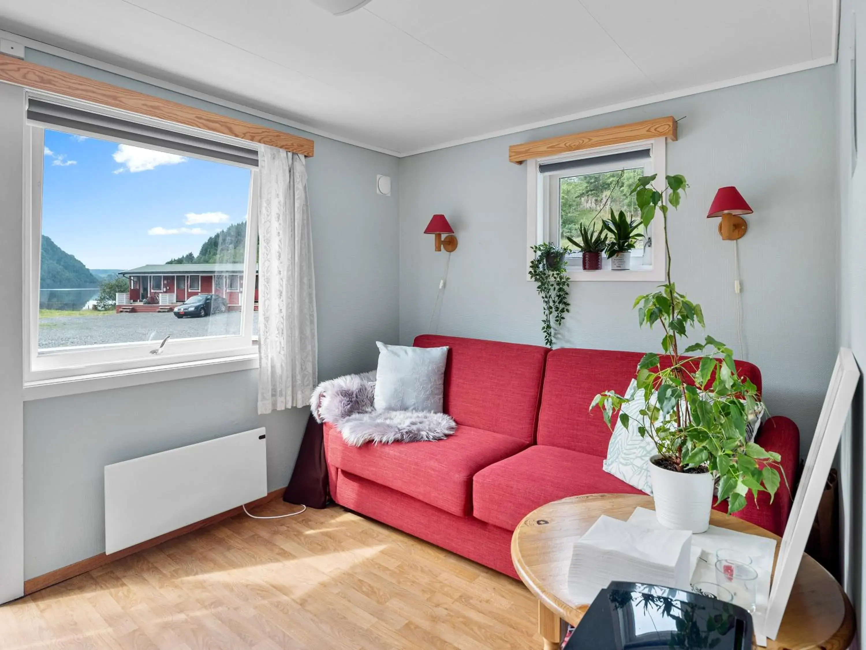 Living room in Grimen Camping Living room in Grimen Camping