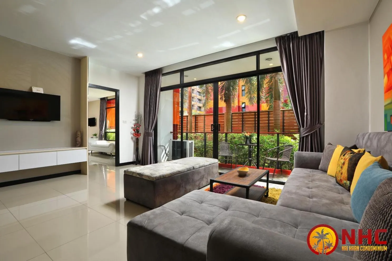 Decorative detail in Nai Harn Condominium