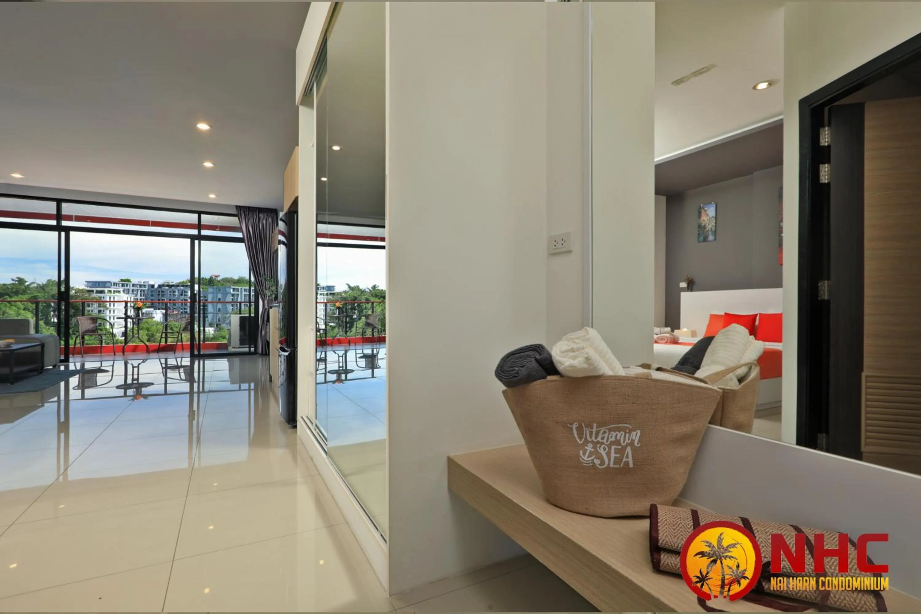 Decorative detail in Nai Harn Condominium