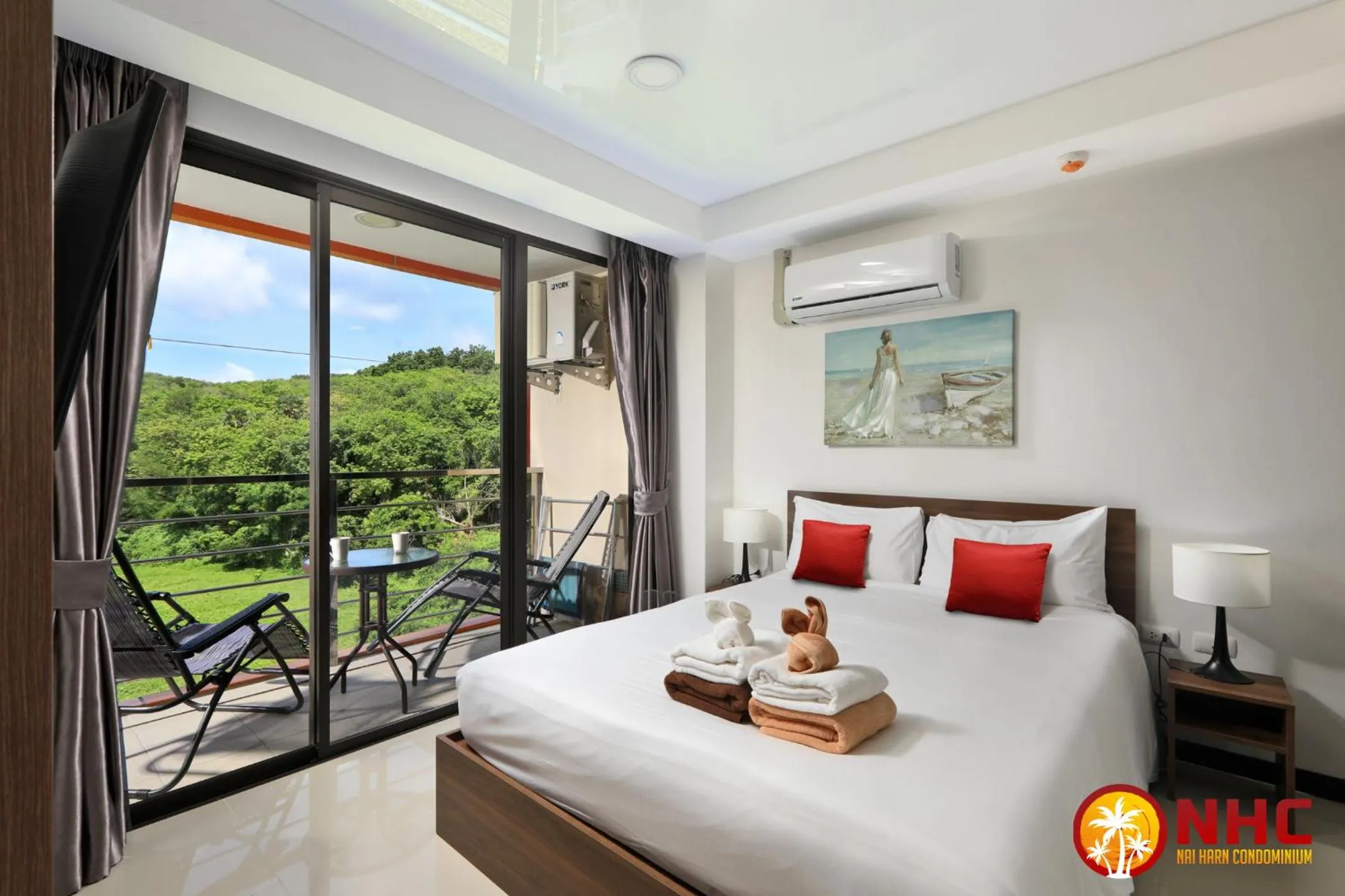 Bed in Nai Harn Condominium