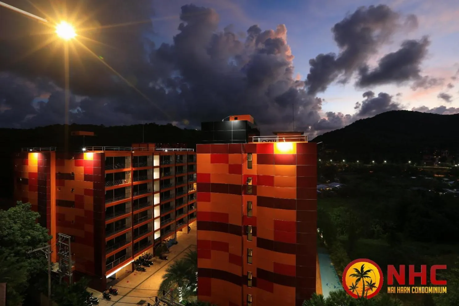 Bird's eye view in Nai Harn Condominium