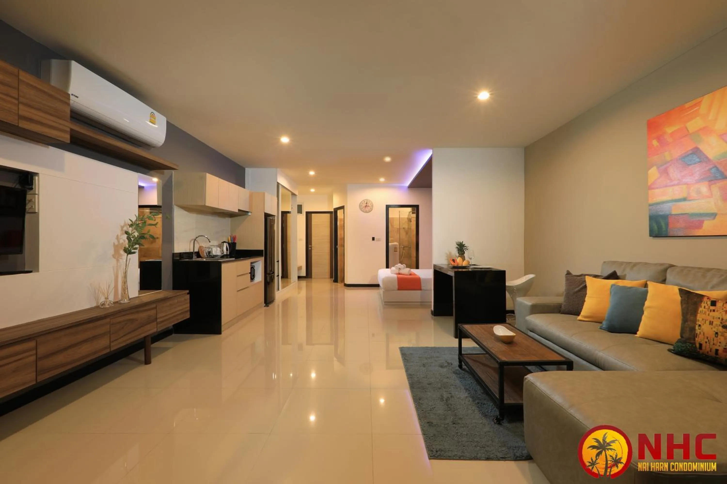 Photo of the whole room in Nai Harn Condominium