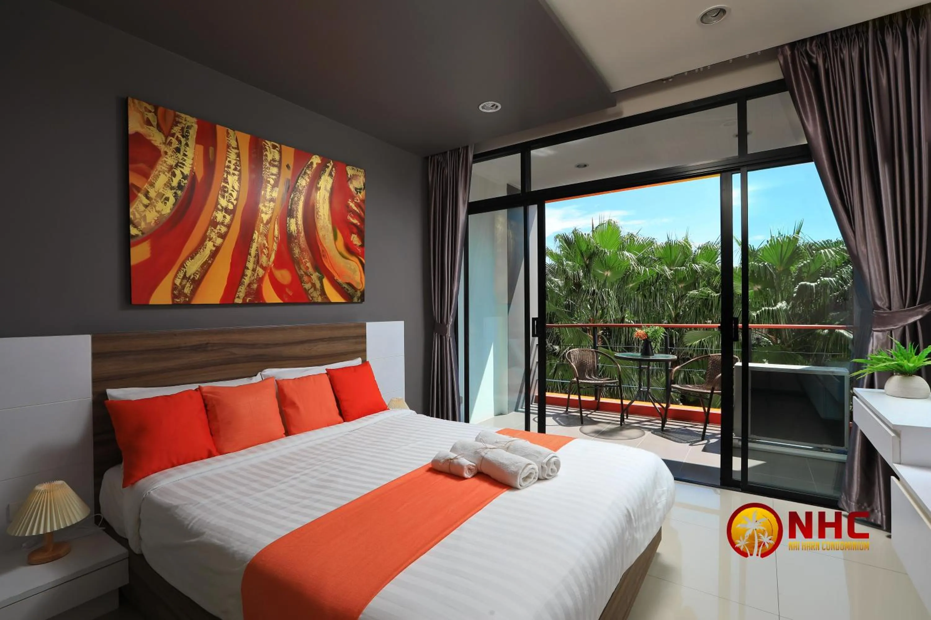 Bed in Nai Harn Condominium