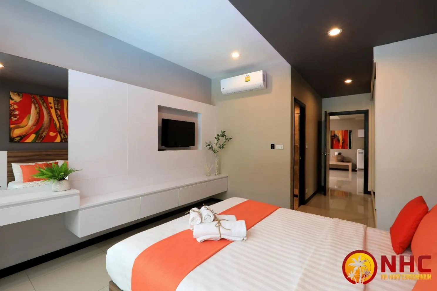 Bed in Nai Harn Condominium