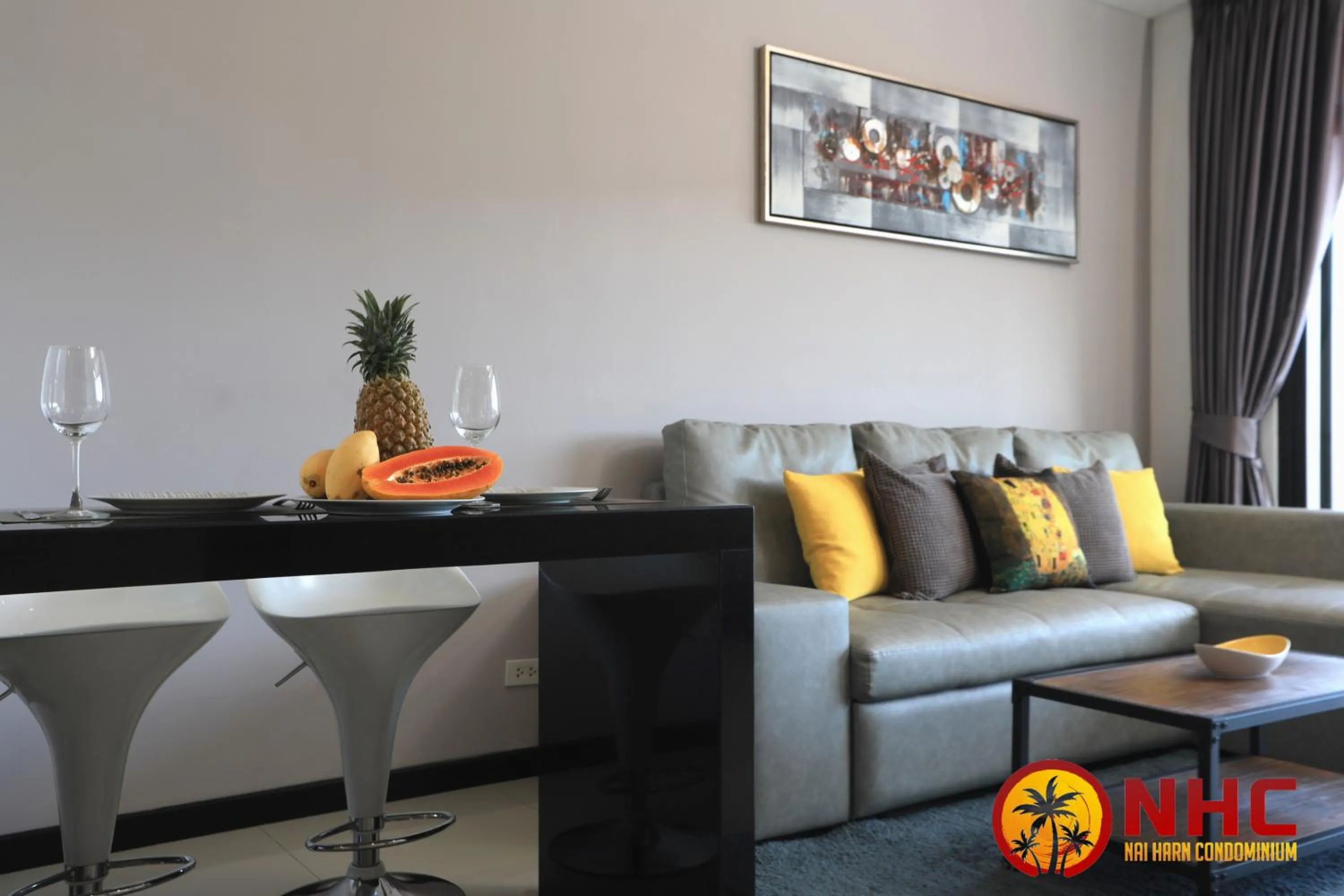 Decorative detail in Nai Harn Condominium