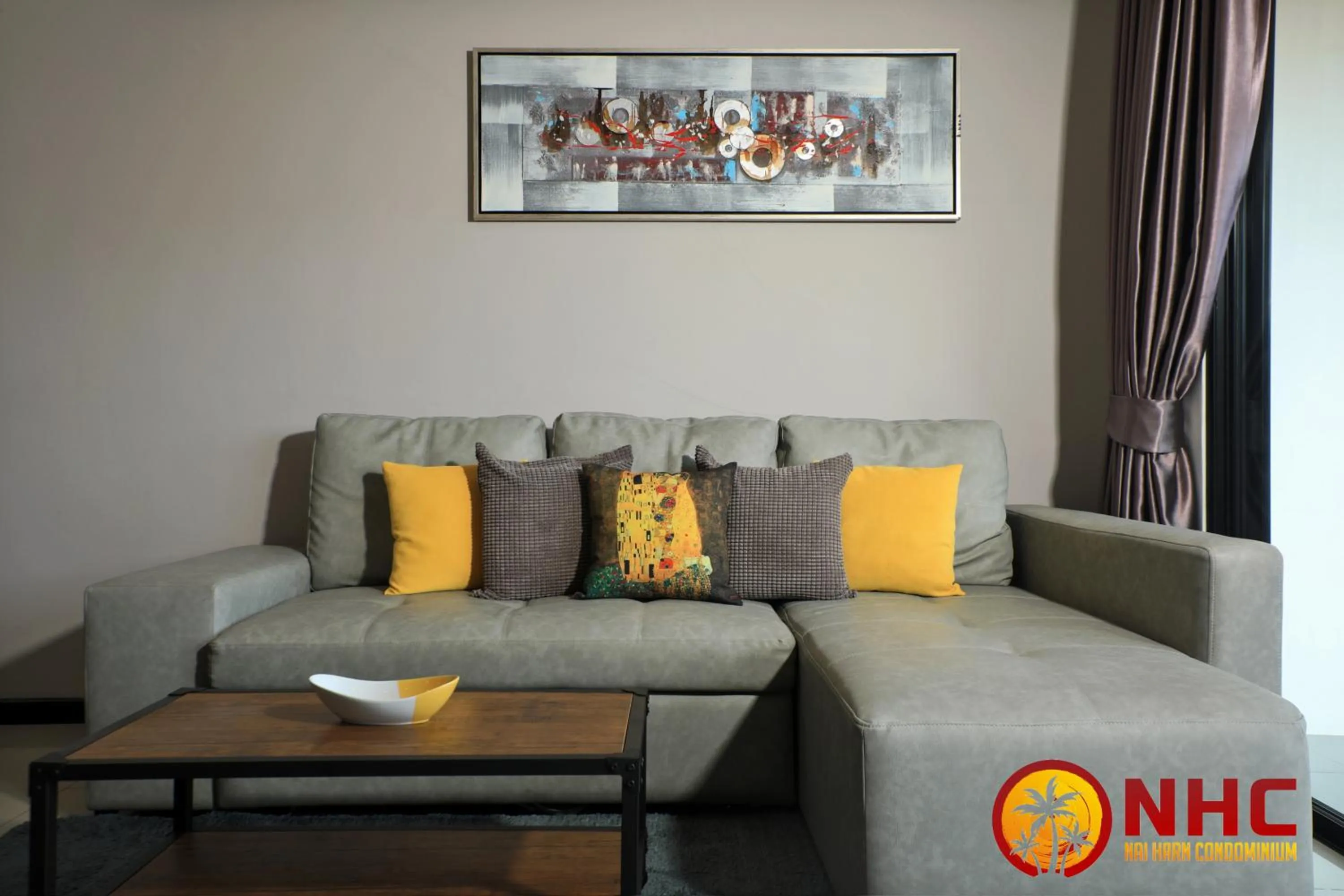 Decorative detail in Nai Harn Condominium