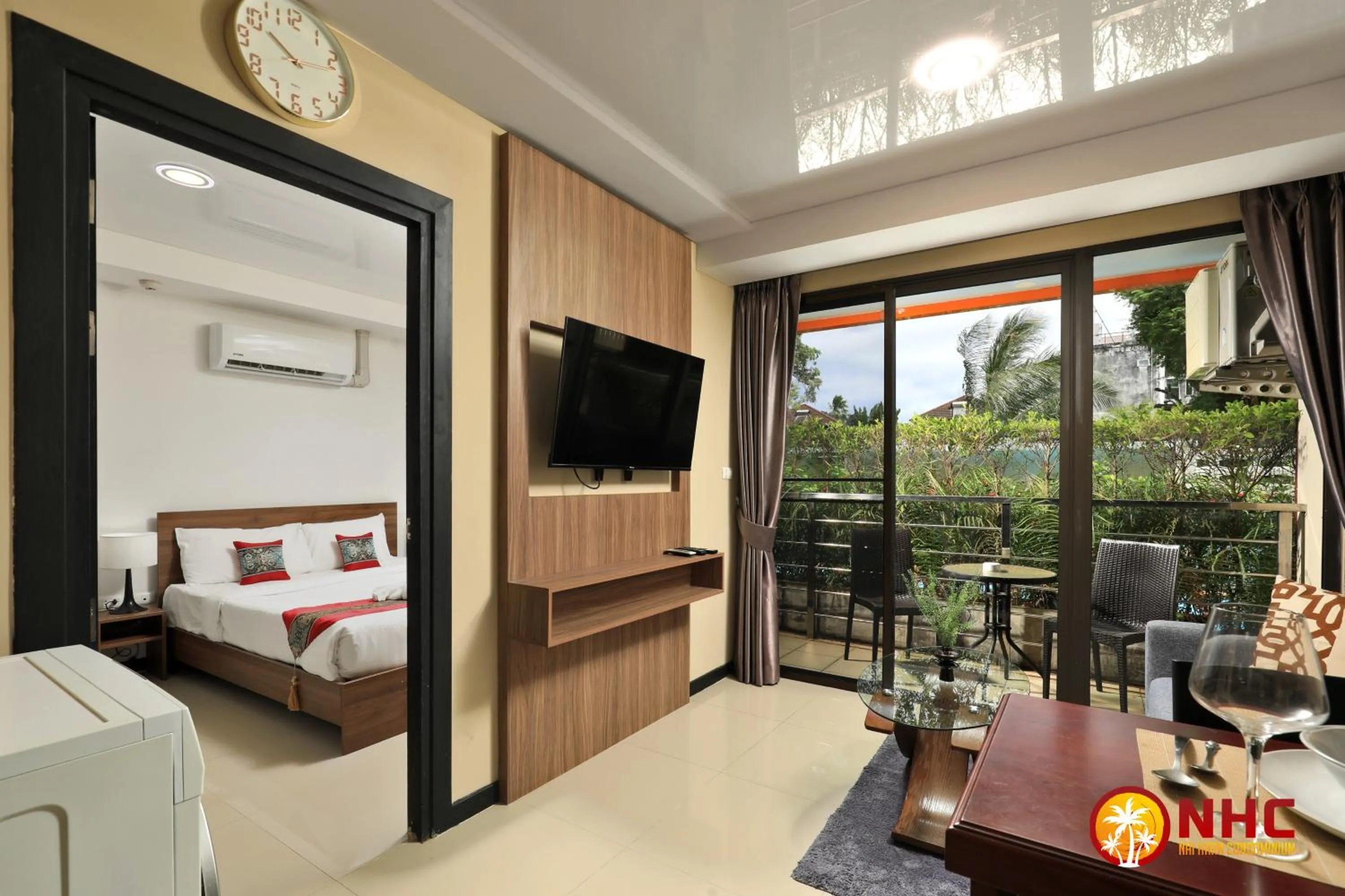 Bed in Nai Harn Condominium