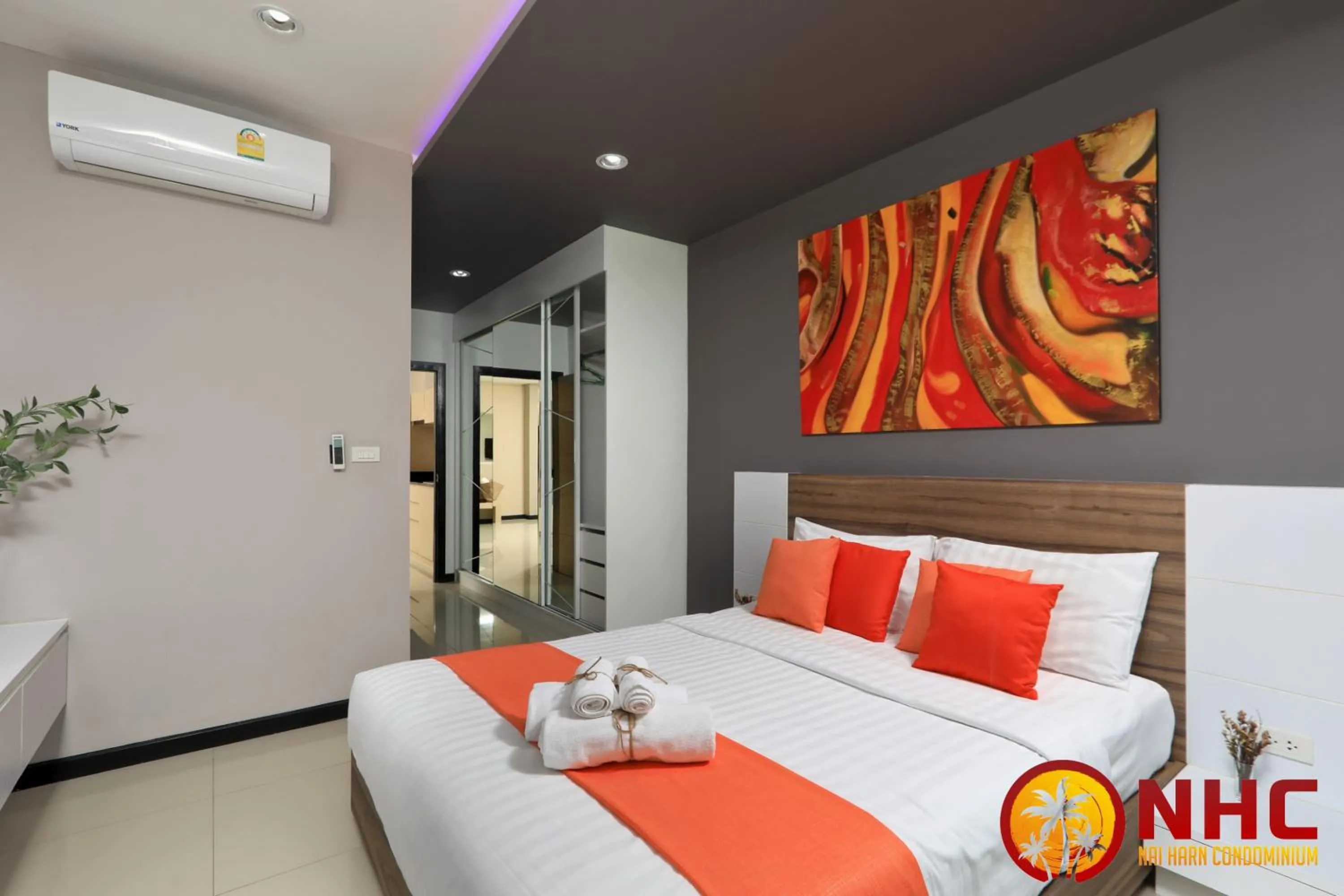Bed in Nai Harn Condominium