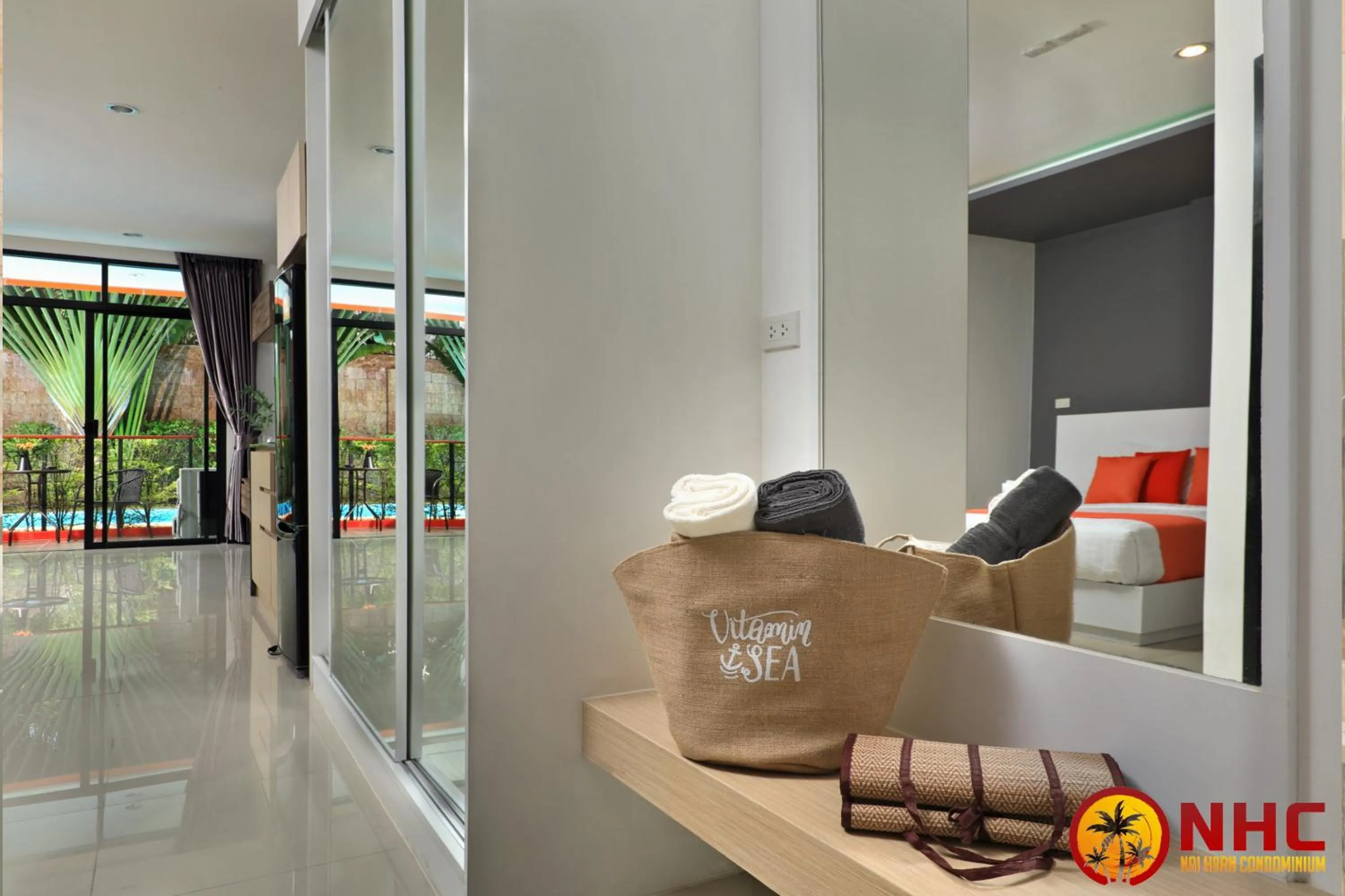 Decorative detail in Nai Harn Condominium