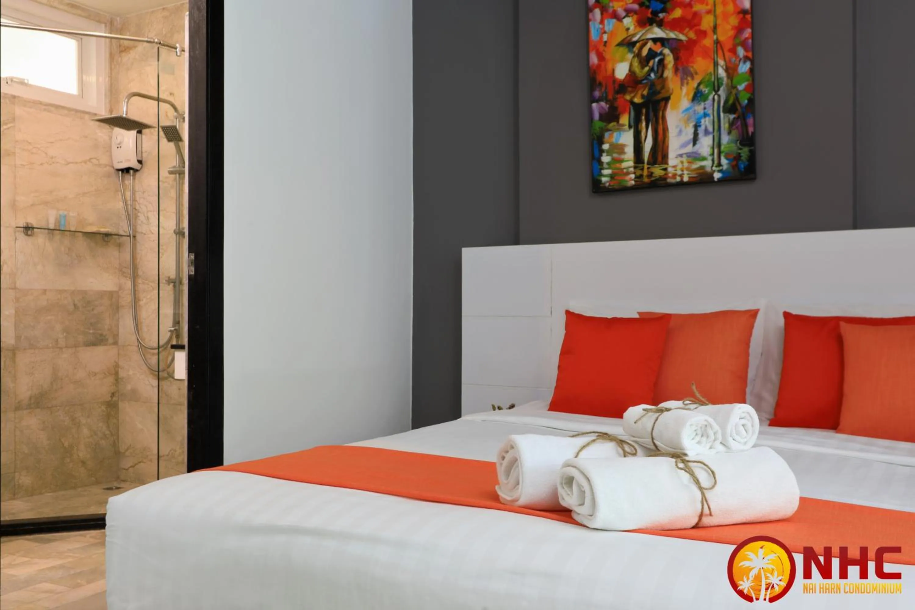 Bed in Nai Harn Condominium