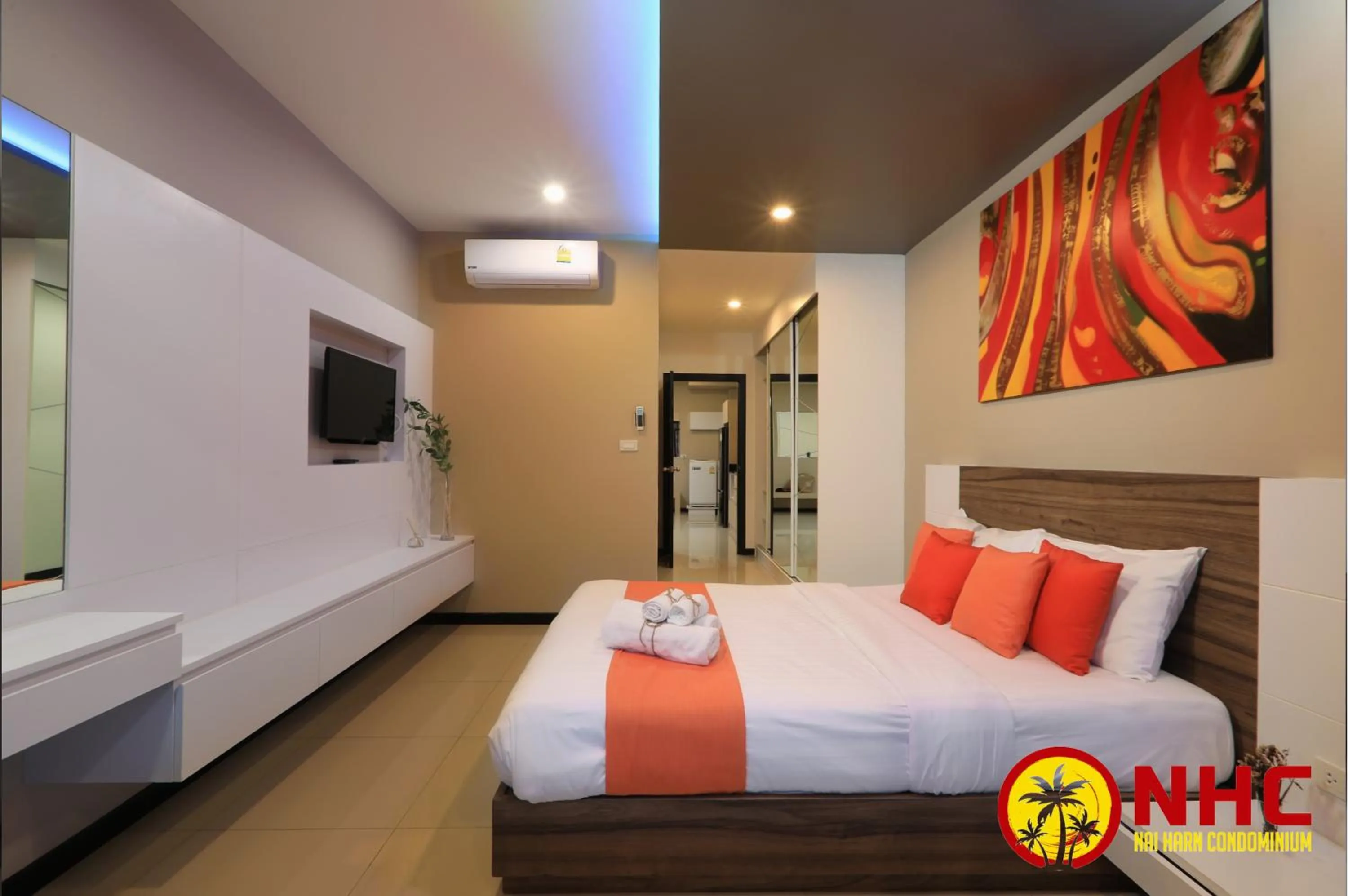 Bed in Nai Harn Condominium