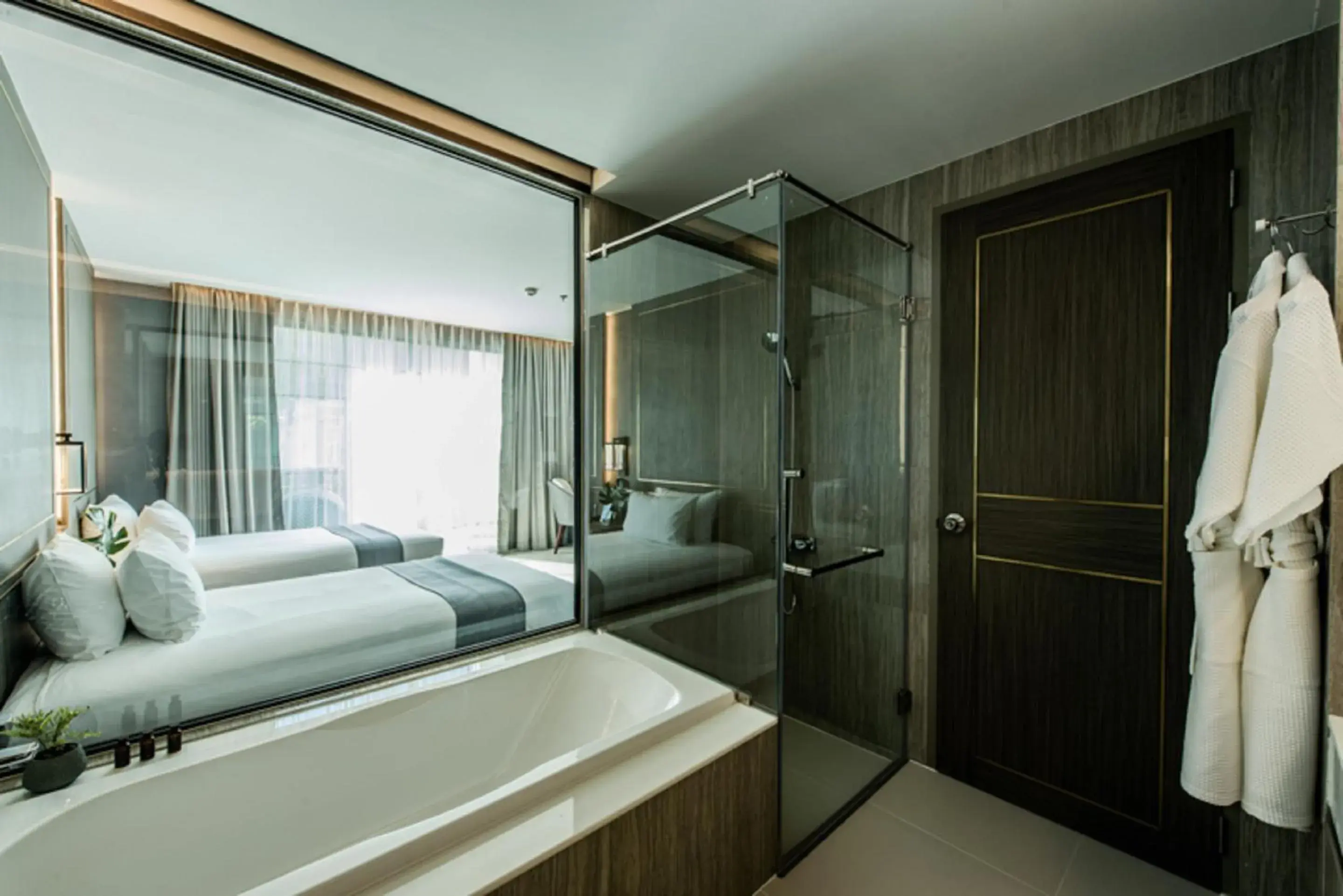 Bath, Bathroom in Mandarin Eastville, Pattaya - SHA Extra Plus