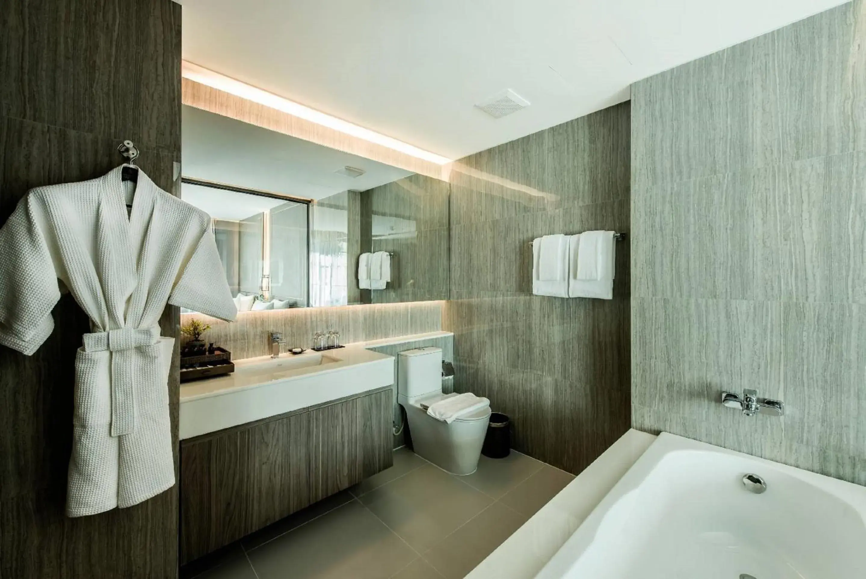 Bathroom in Mandarin Eastville, Pattaya - SHA Extra Plus