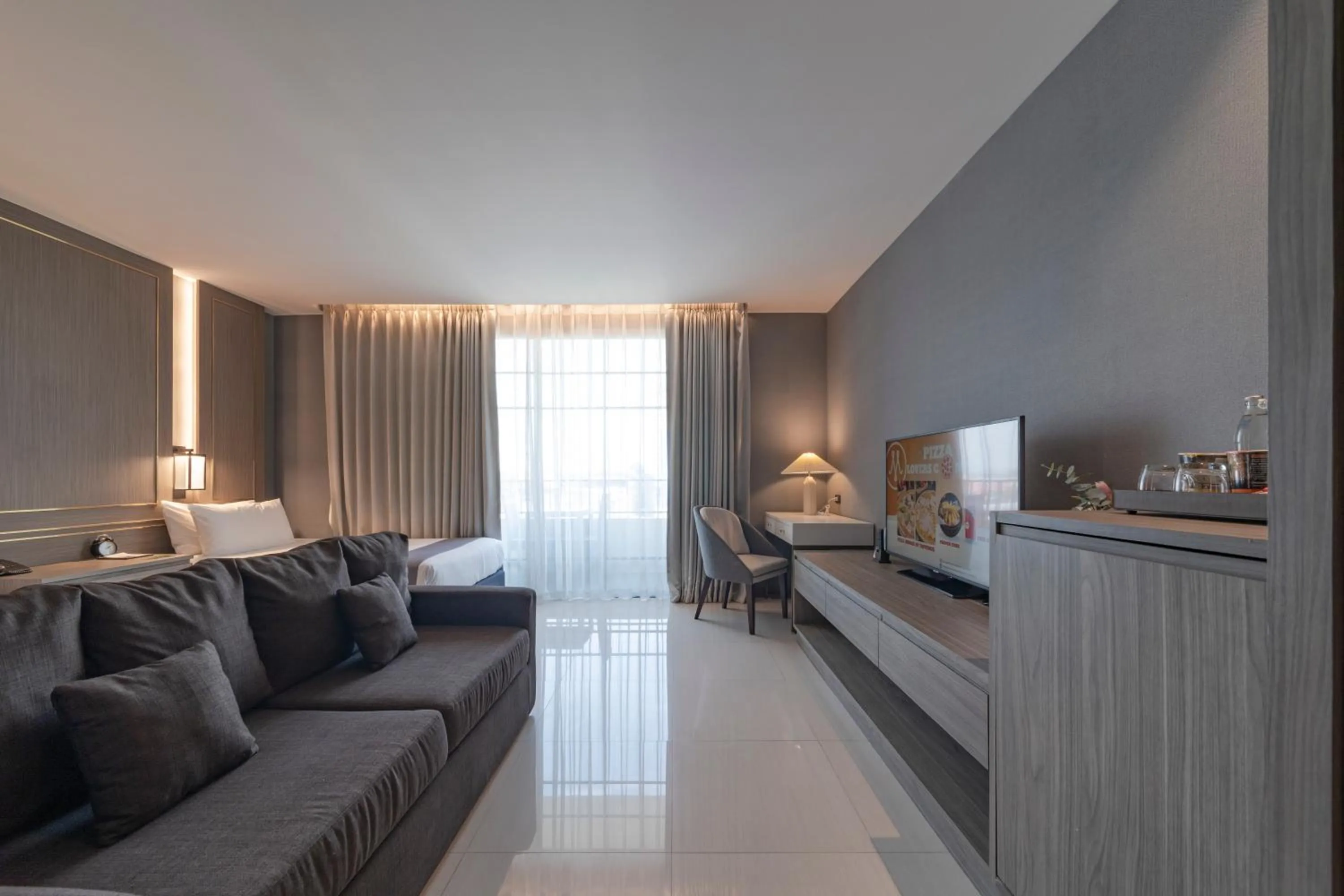 Bedroom in Mandarin Eastville, Pattaya - SHA Extra Plus