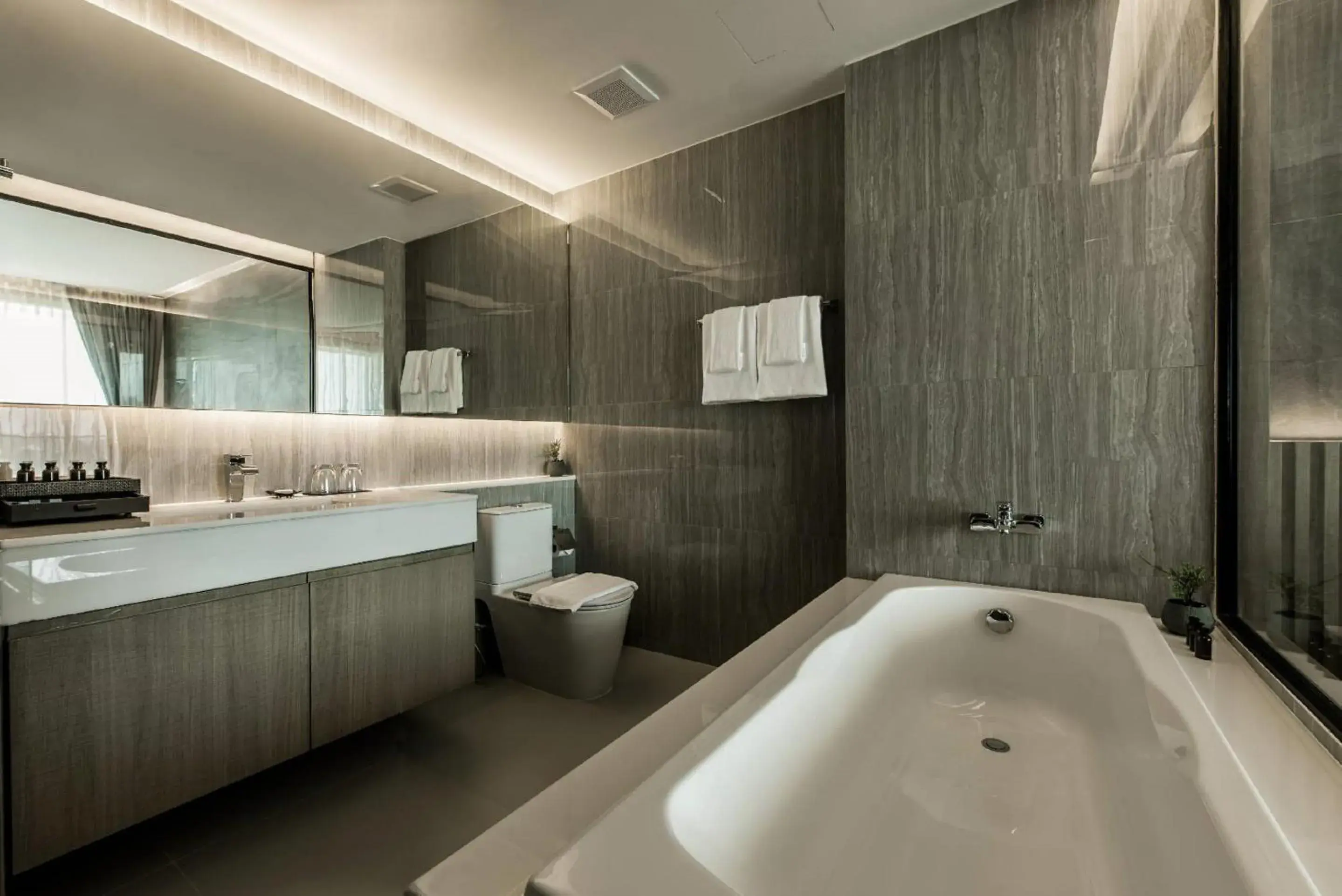 Bathroom in Mandarin Eastville, Pattaya - SHA Extra Plus