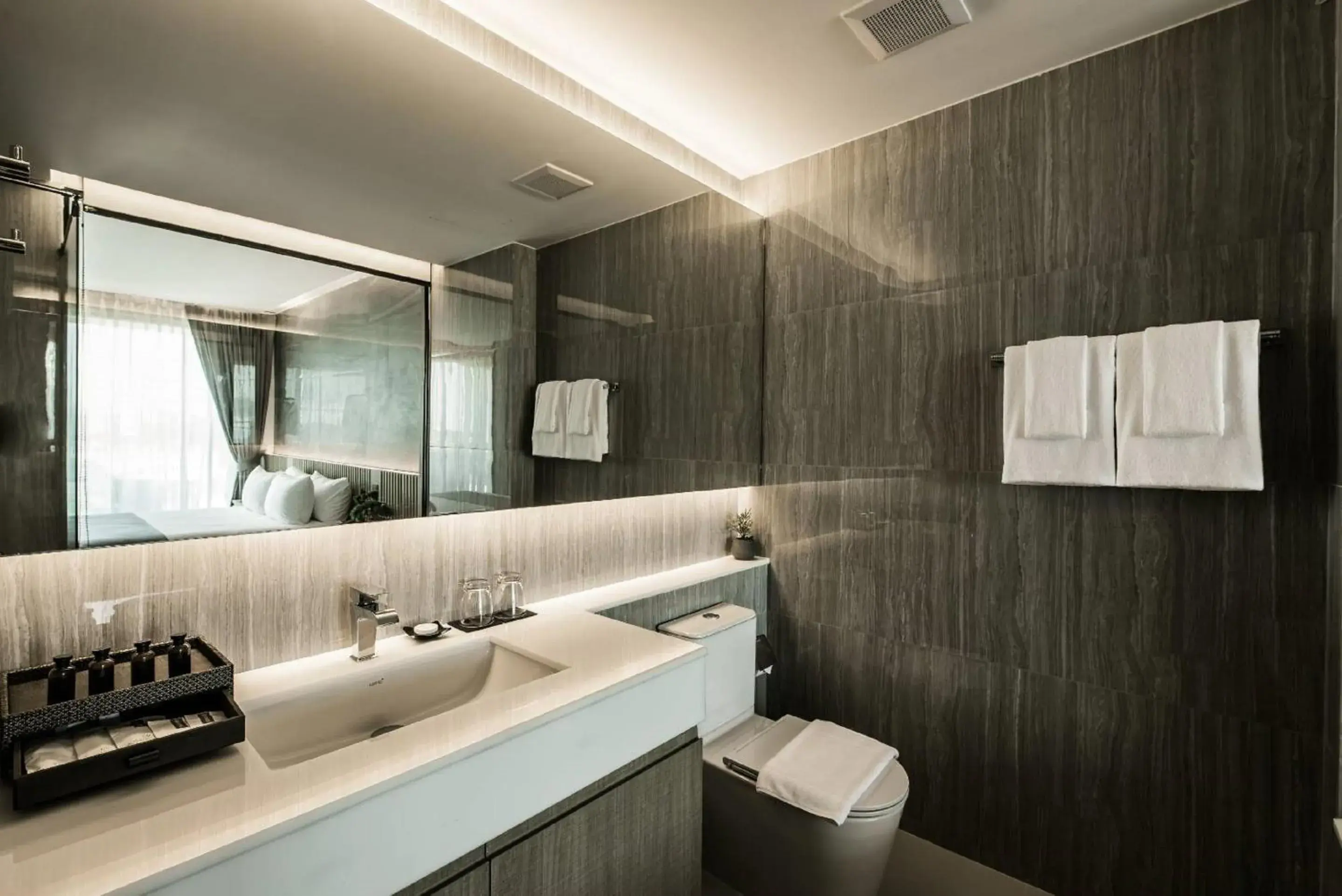 Bathroom in Mandarin Eastville, Pattaya - SHA Extra Plus