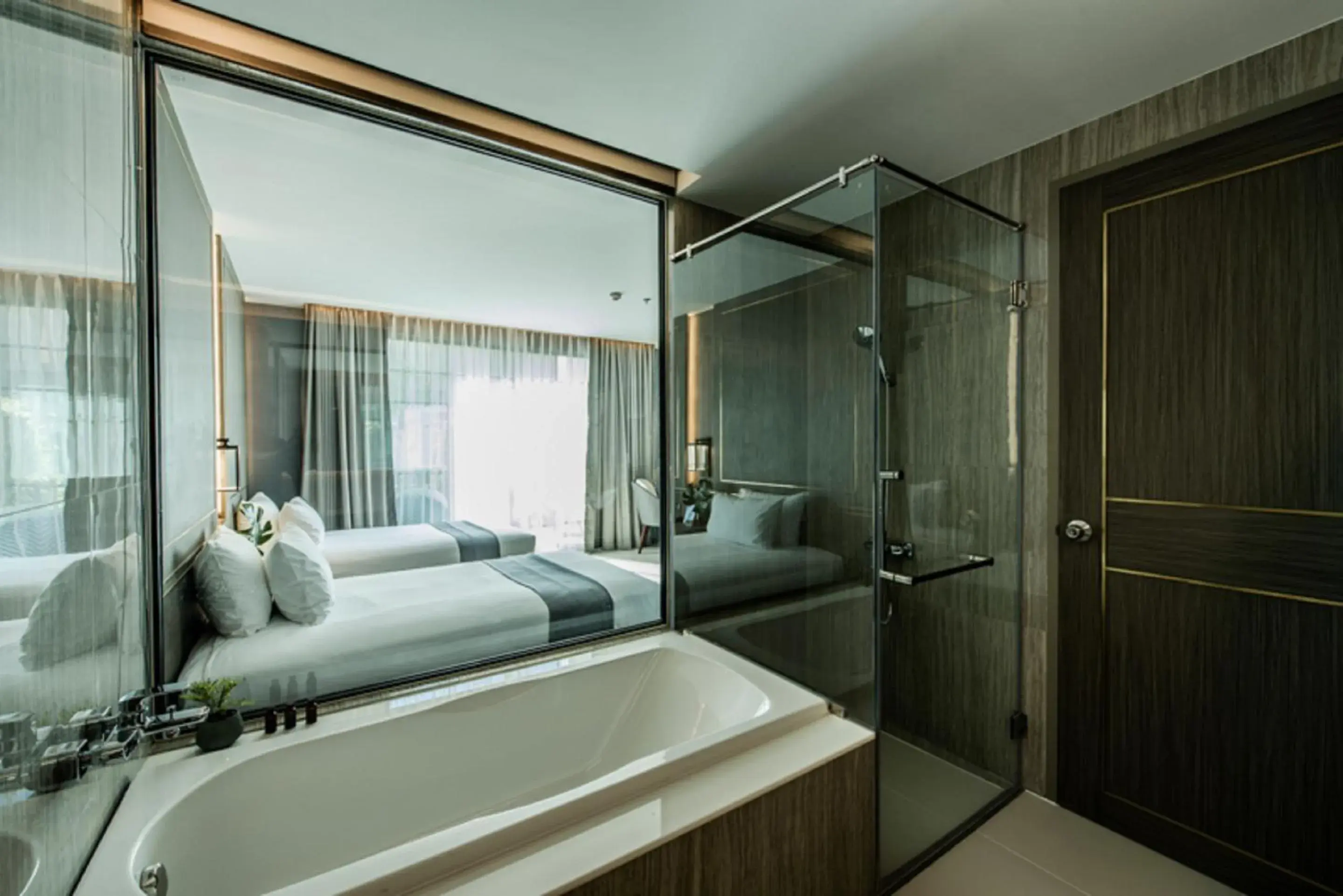 Bath, Bathroom in Mandarin Eastville, Pattaya - SHA Extra Plus