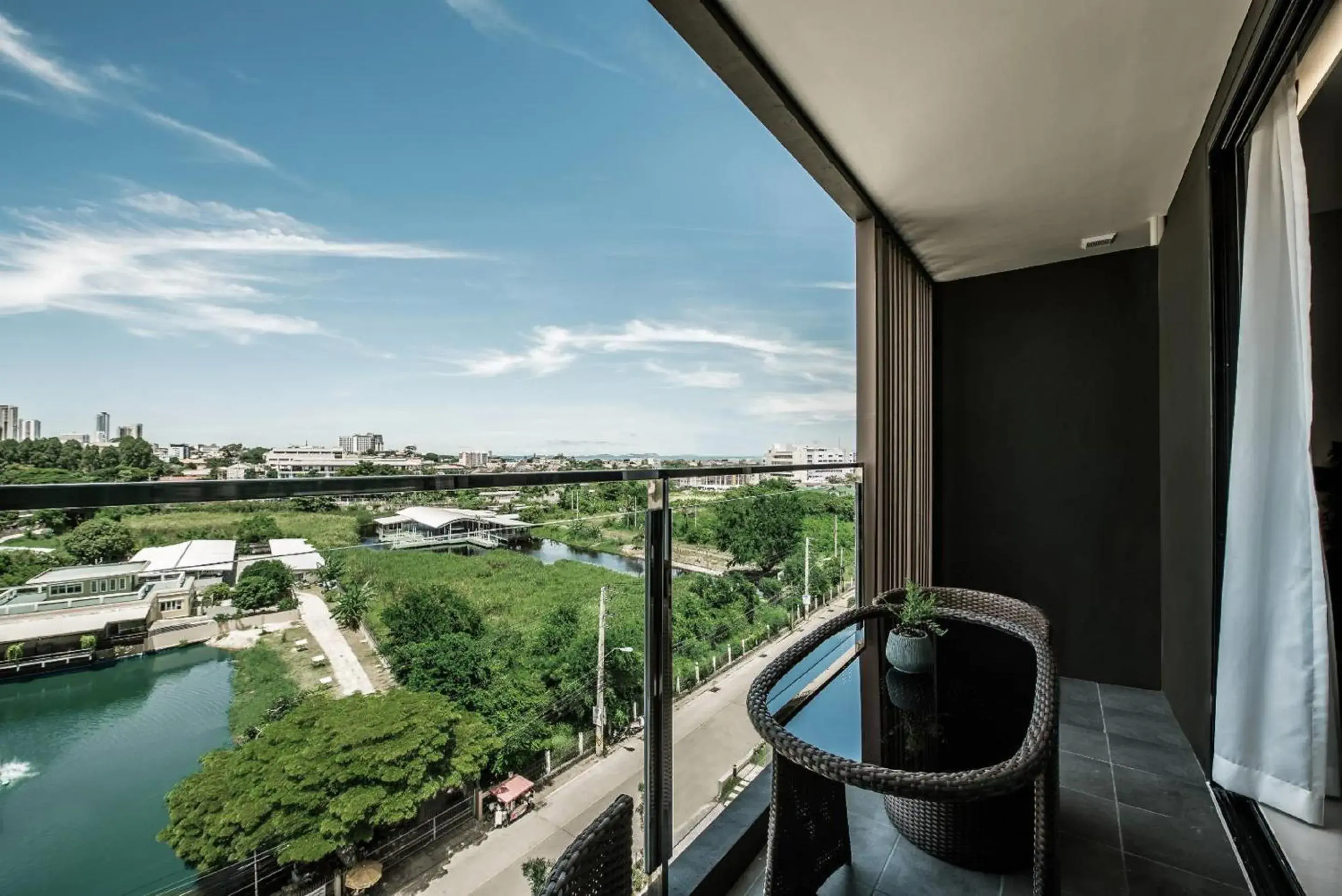 View (from property/room), Balcony/Terrace in Mandarin Eastville, Pattaya - SHA Extra Plus