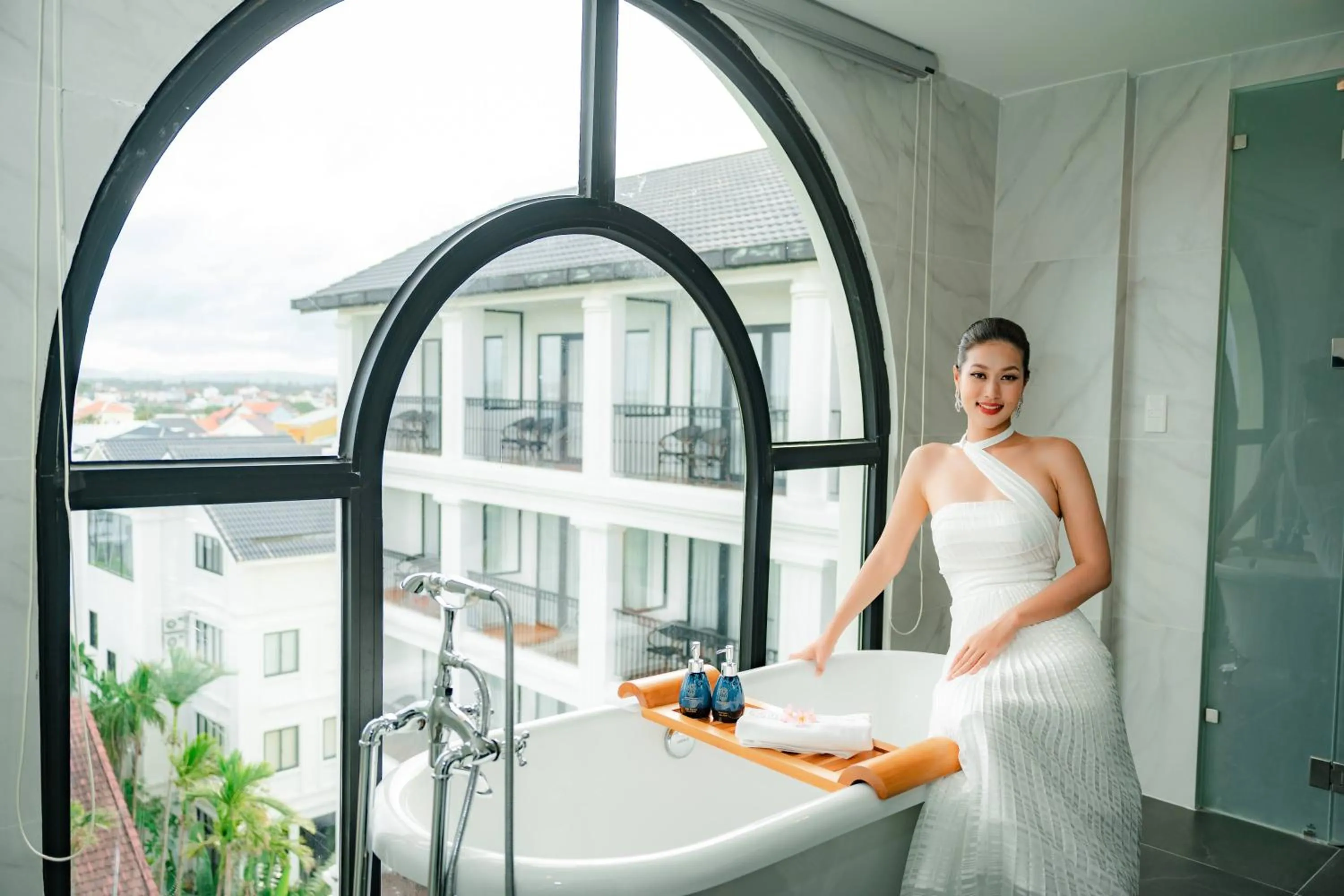 Bathroom in Shining Riverside Hoi An Boutique & Spa