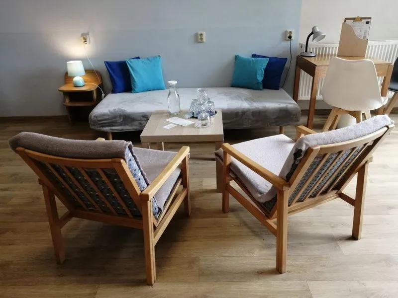 Seating area in Hotel Chytrov