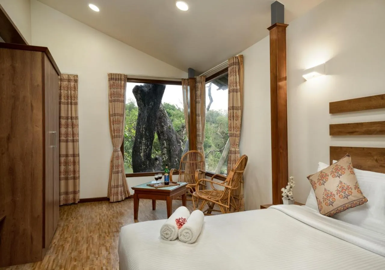 Bed in Whistling Woodzs Resort