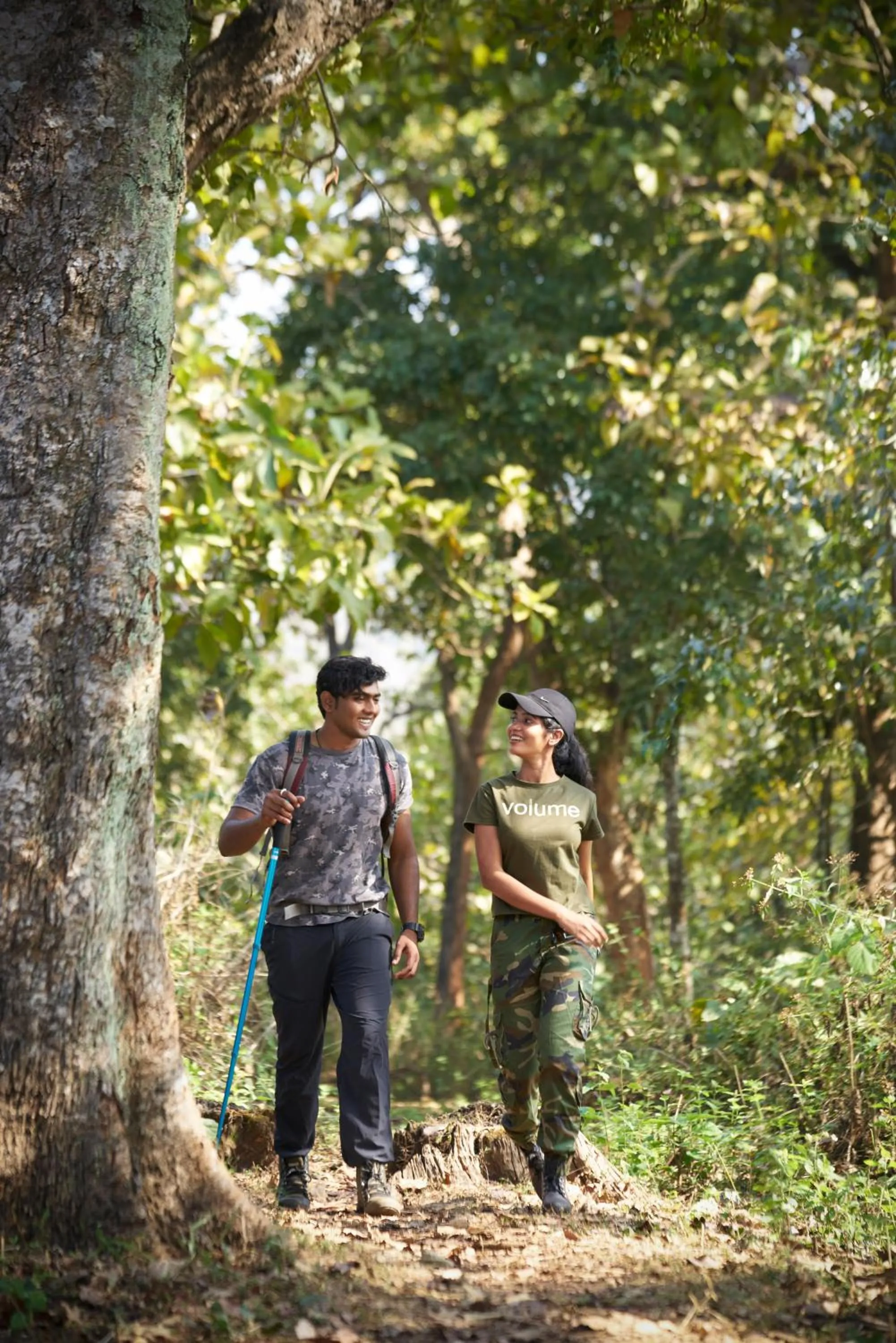 Hiking in Whistling Woodzs Resort