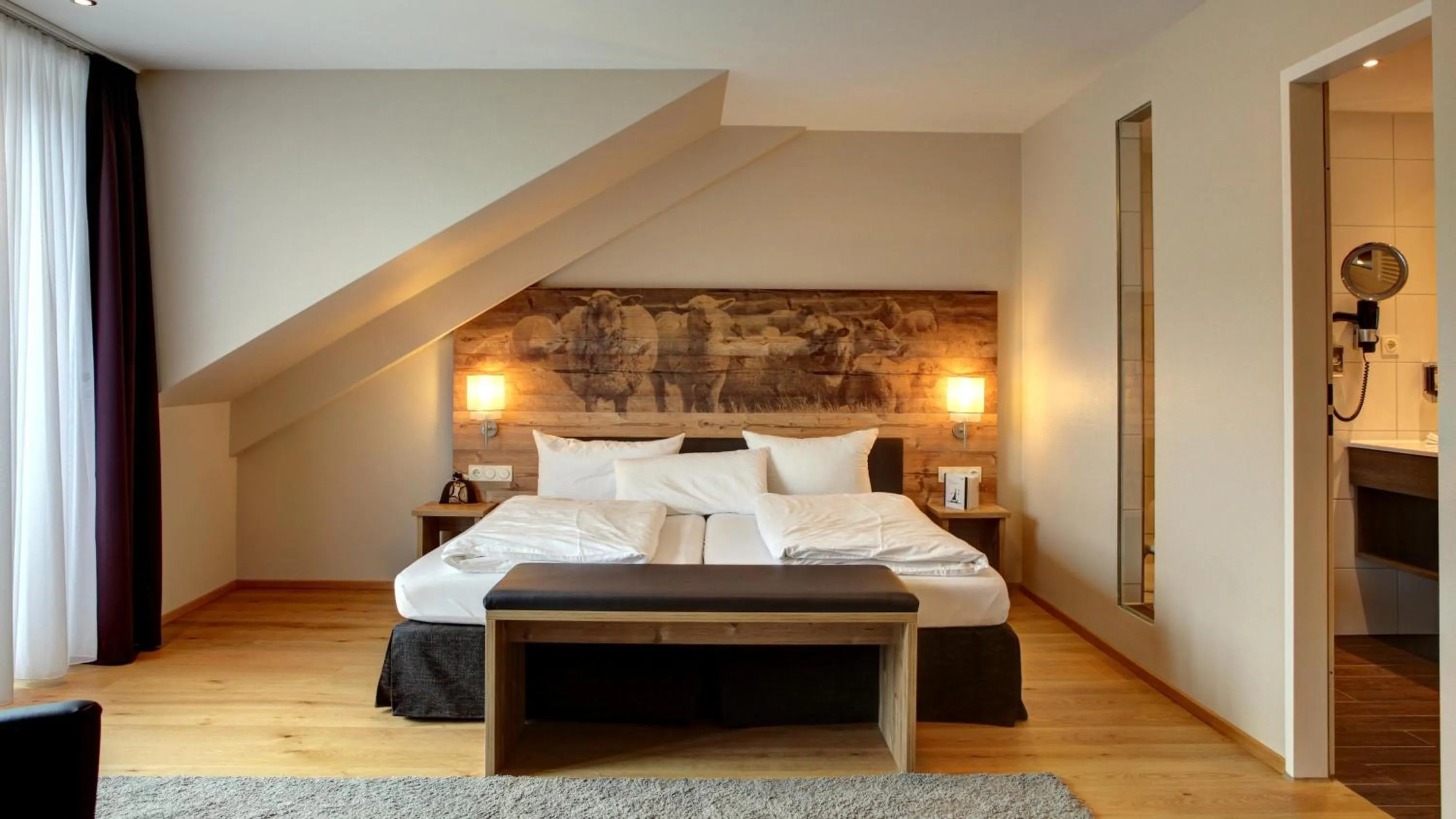 Bed in Hotel Dirsch Wellness & Spa Resort