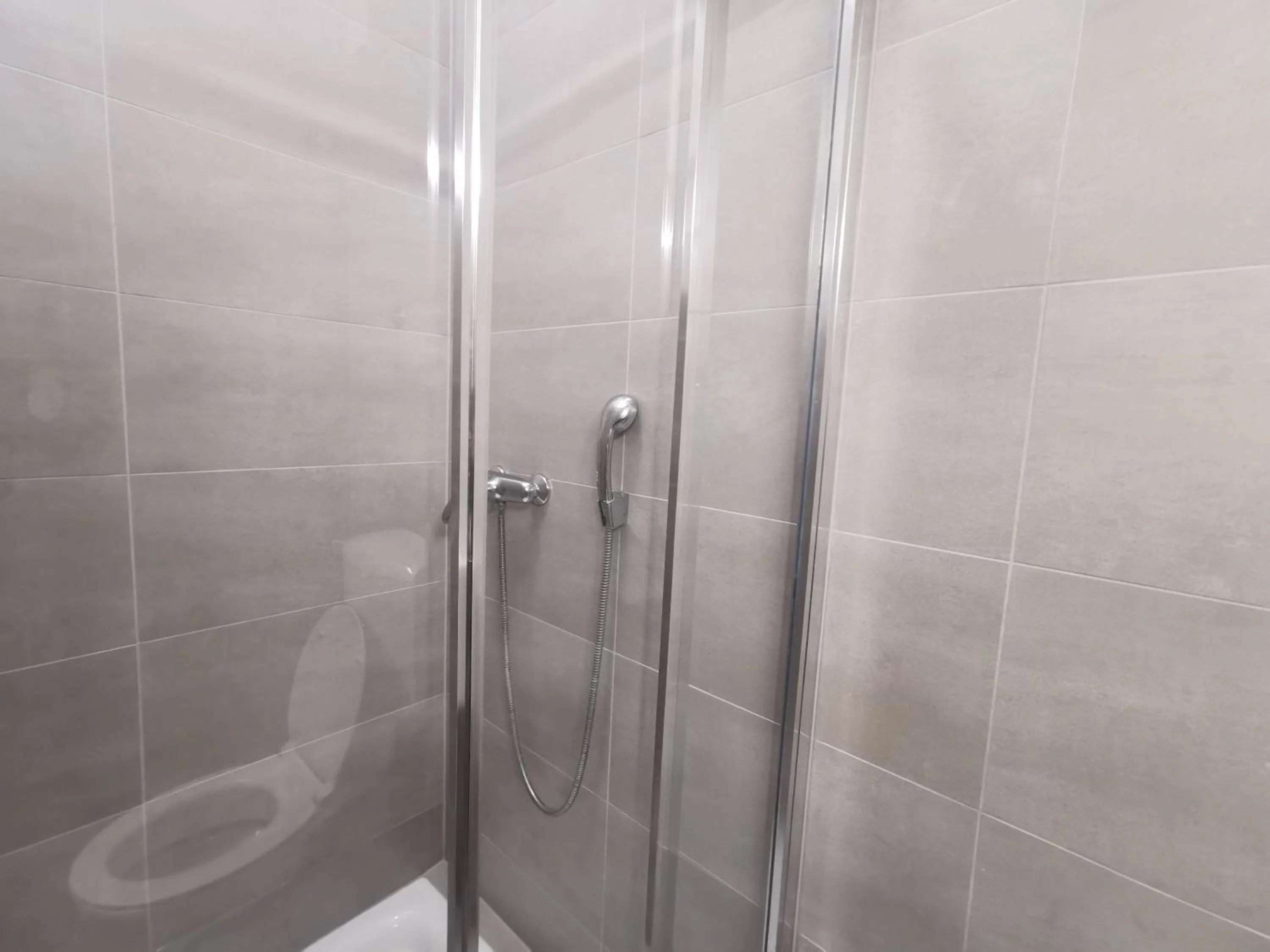 Shower in Most Hostel