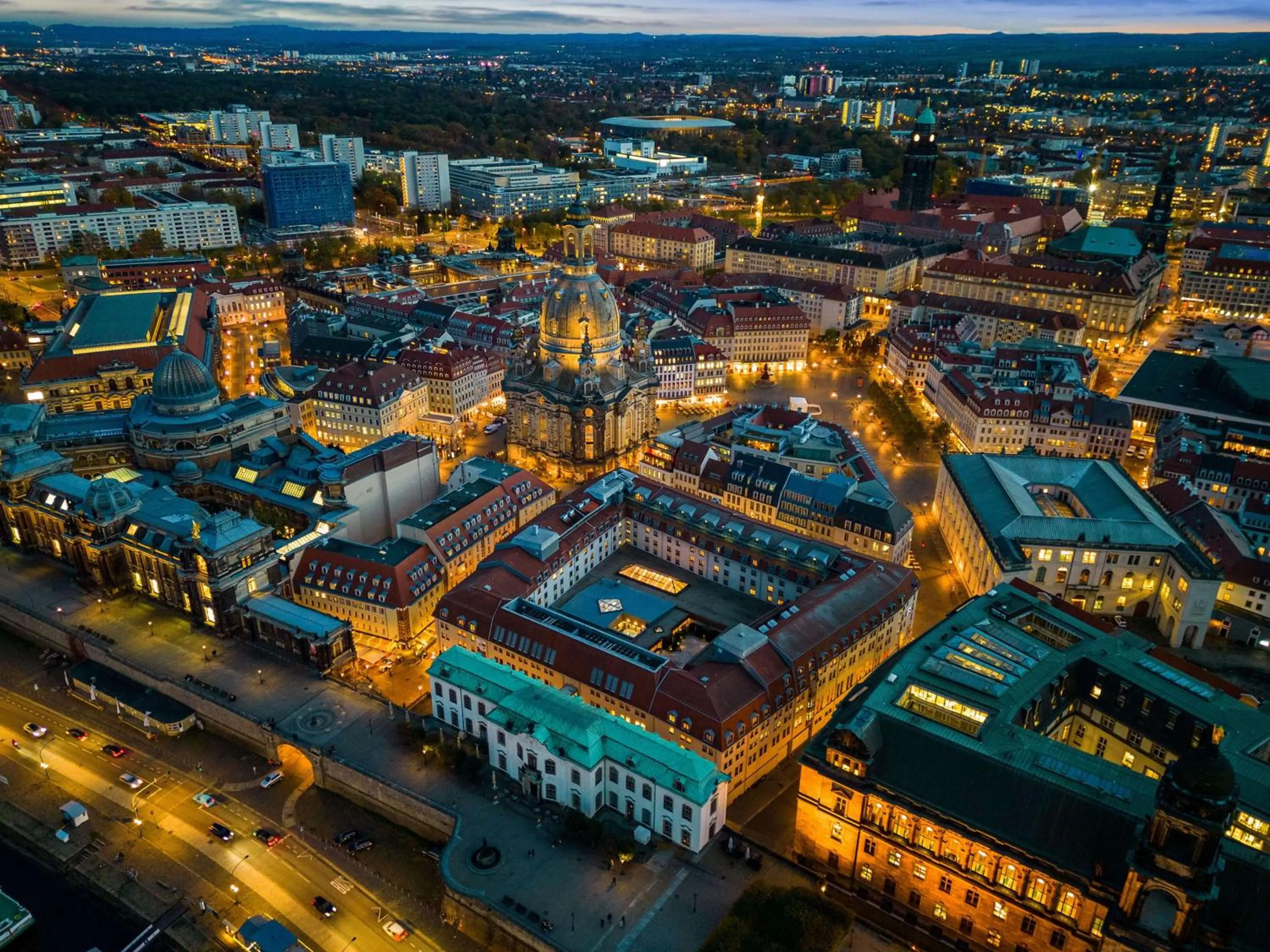 Property building in Hilton Dresden an der Frauenkirche