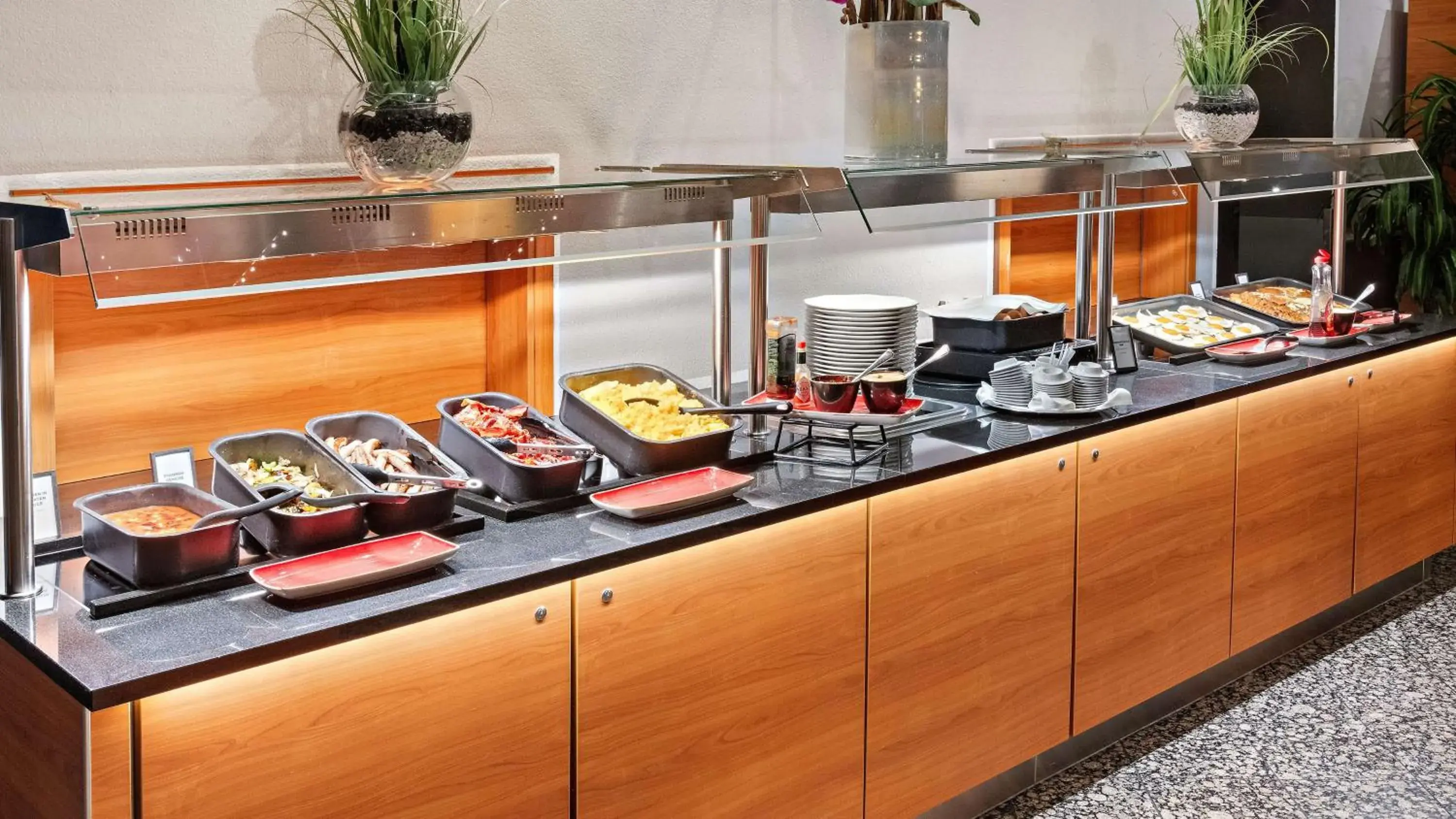 Breakfast in Hilton Dresden an der Frauenkirche Breakfast in Hilton Dresden an der Frauenkirche