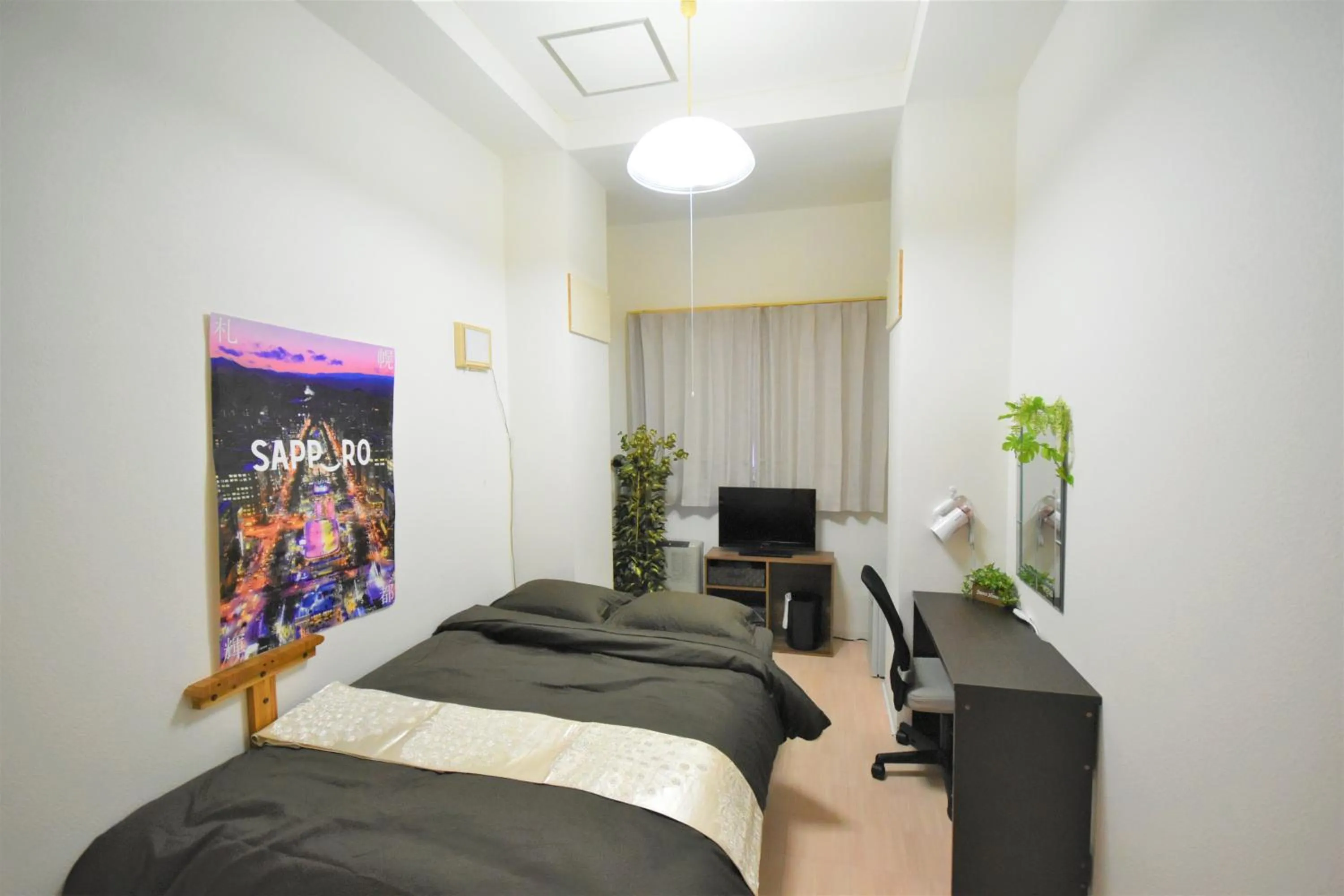 Photo of the whole room, Bed in KIYAZA Road Sapporo