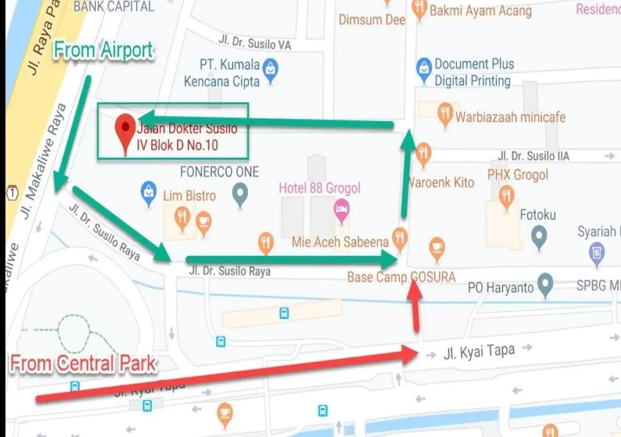 Restaurant/places to eat in Susilo Residence 10 Restaurant/places to eat in Susilo Residence 10