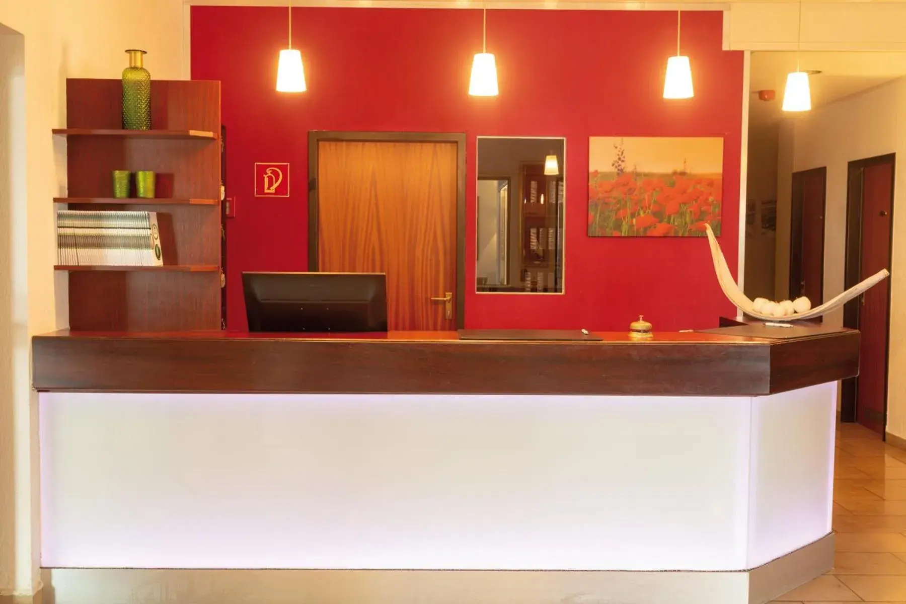 Lobby or reception in Hotel Tannenhof Haiger Lobby or reception in Hotel Tannenhof Haiger