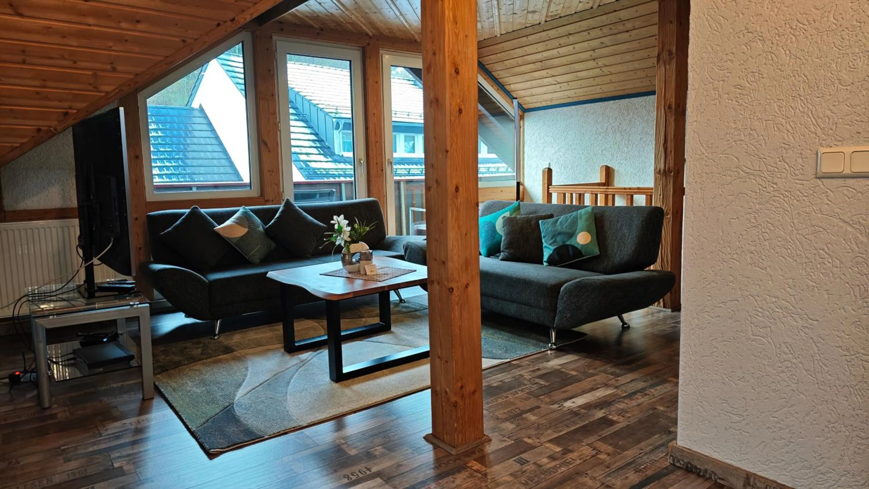 Living room in Hotel Garni "Zur Alten Post"