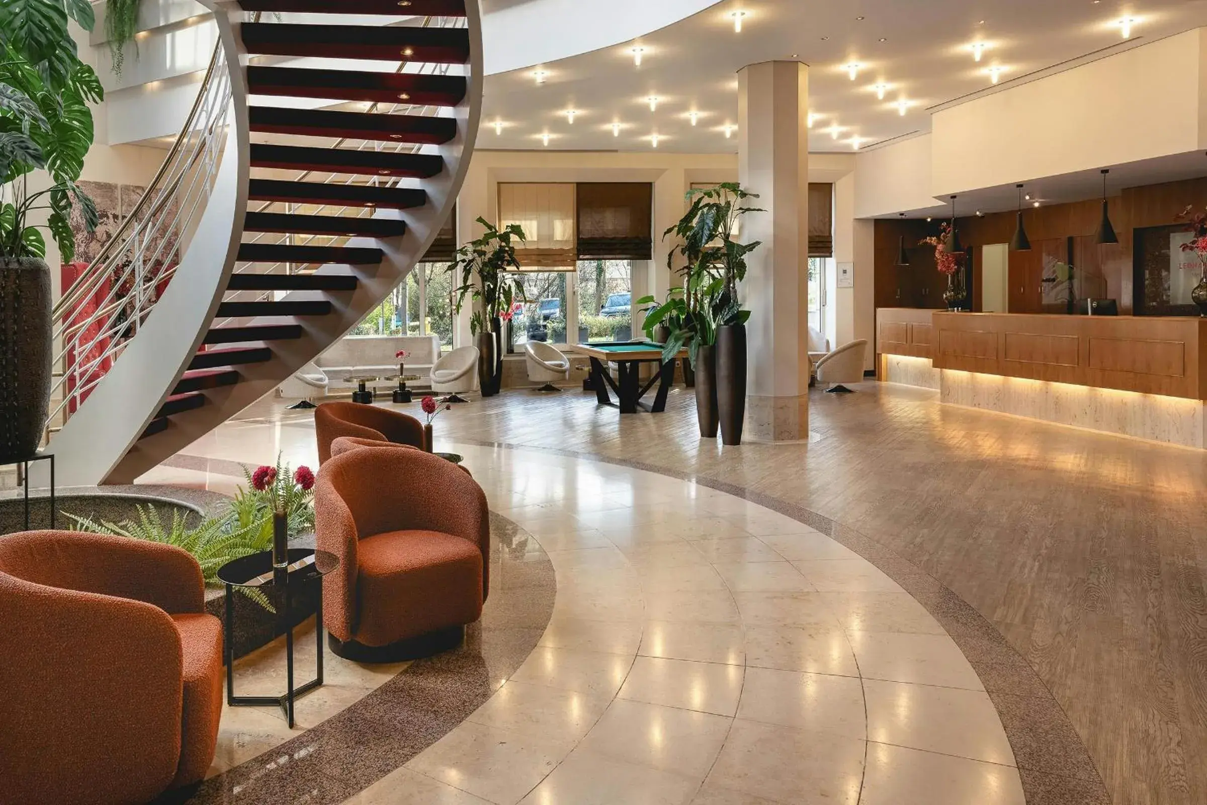 Lobby or reception in Leonardo Hotel Weimar Lobby or reception in Leonardo Hotel Weimar