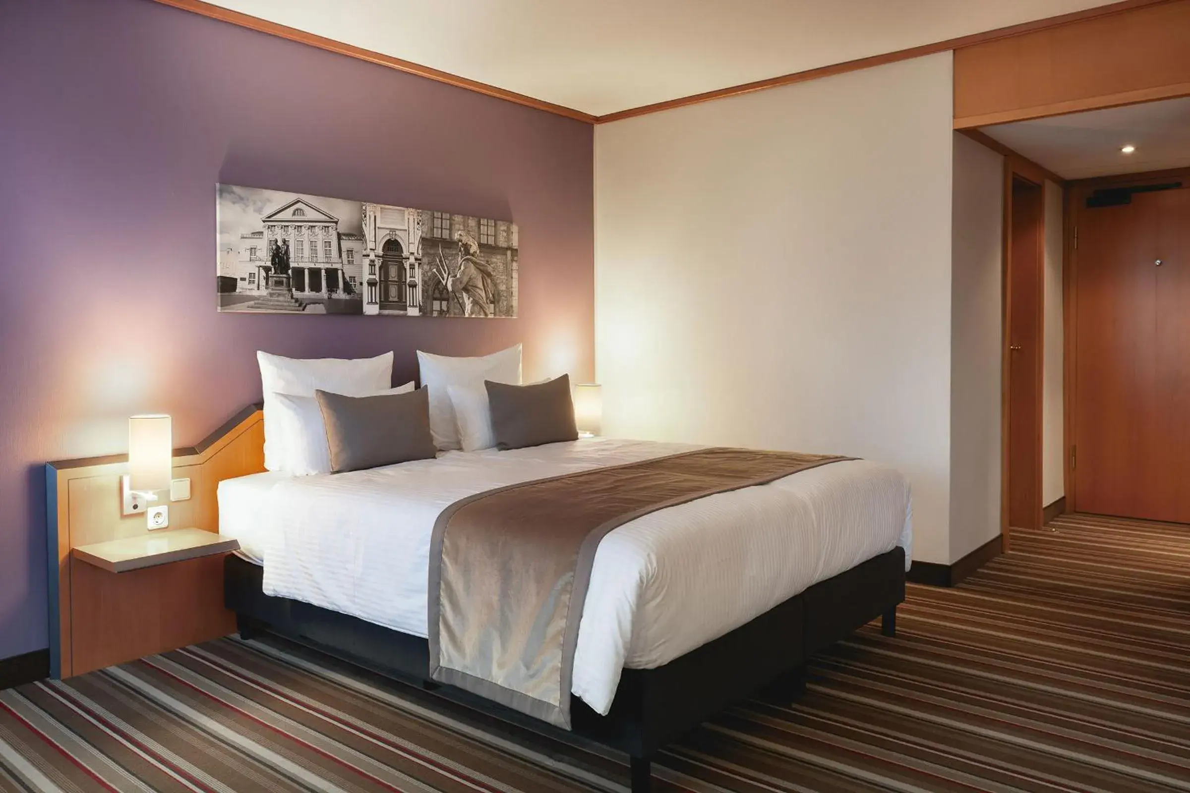 Bed in Leonardo Hotel Weimar Bed in Leonardo Hotel Weimar