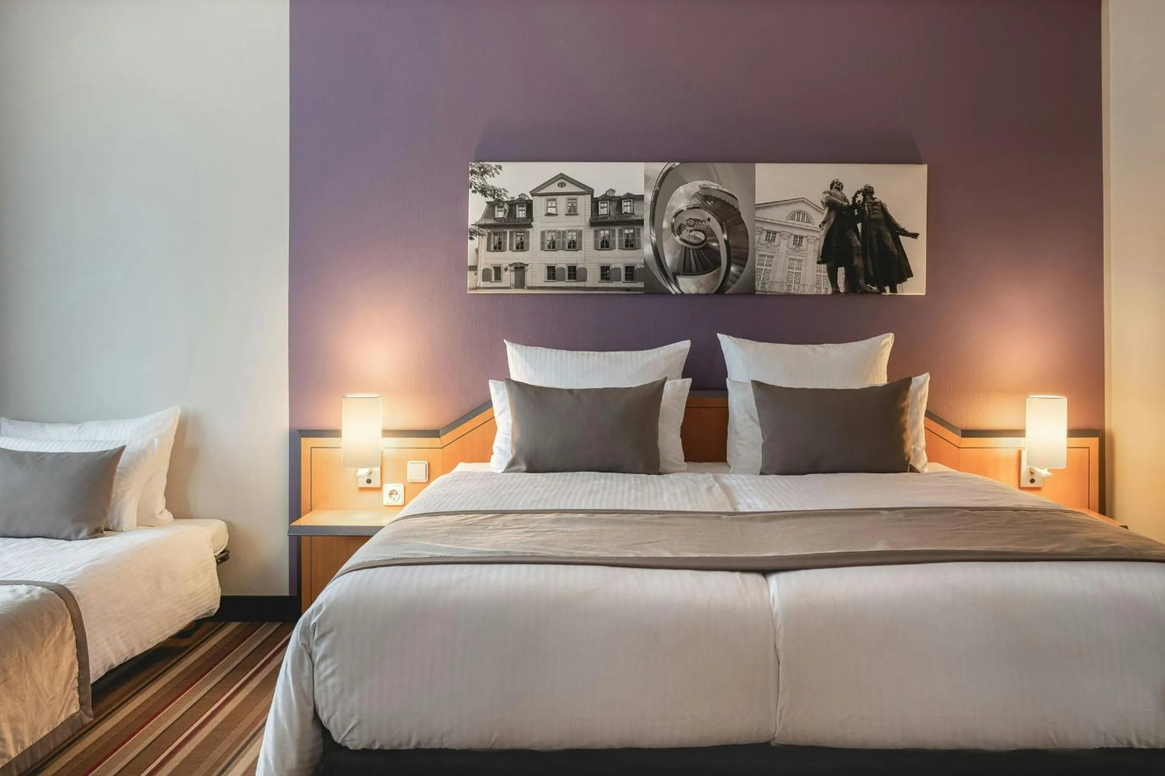 Photo of the whole room, Bed in Leonardo Hotel Weimar