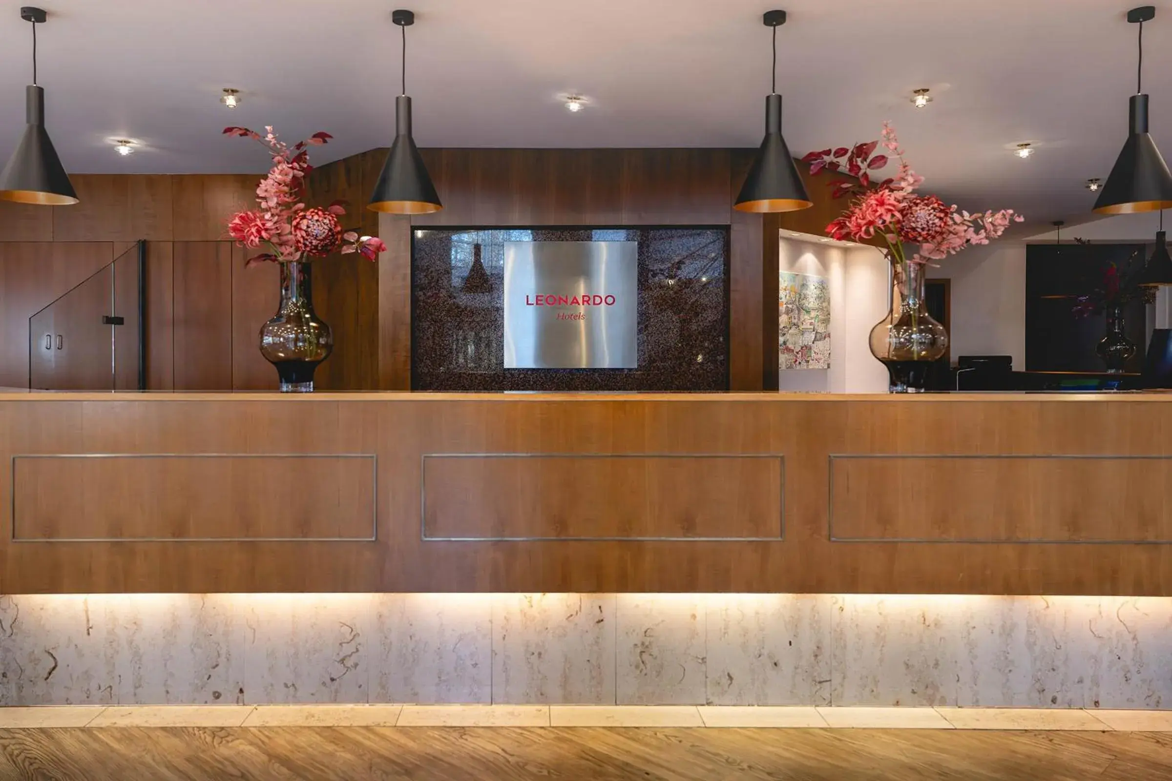 Lobby or reception in Leonardo Hotel Weimar Lobby or reception in Leonardo Hotel Weimar