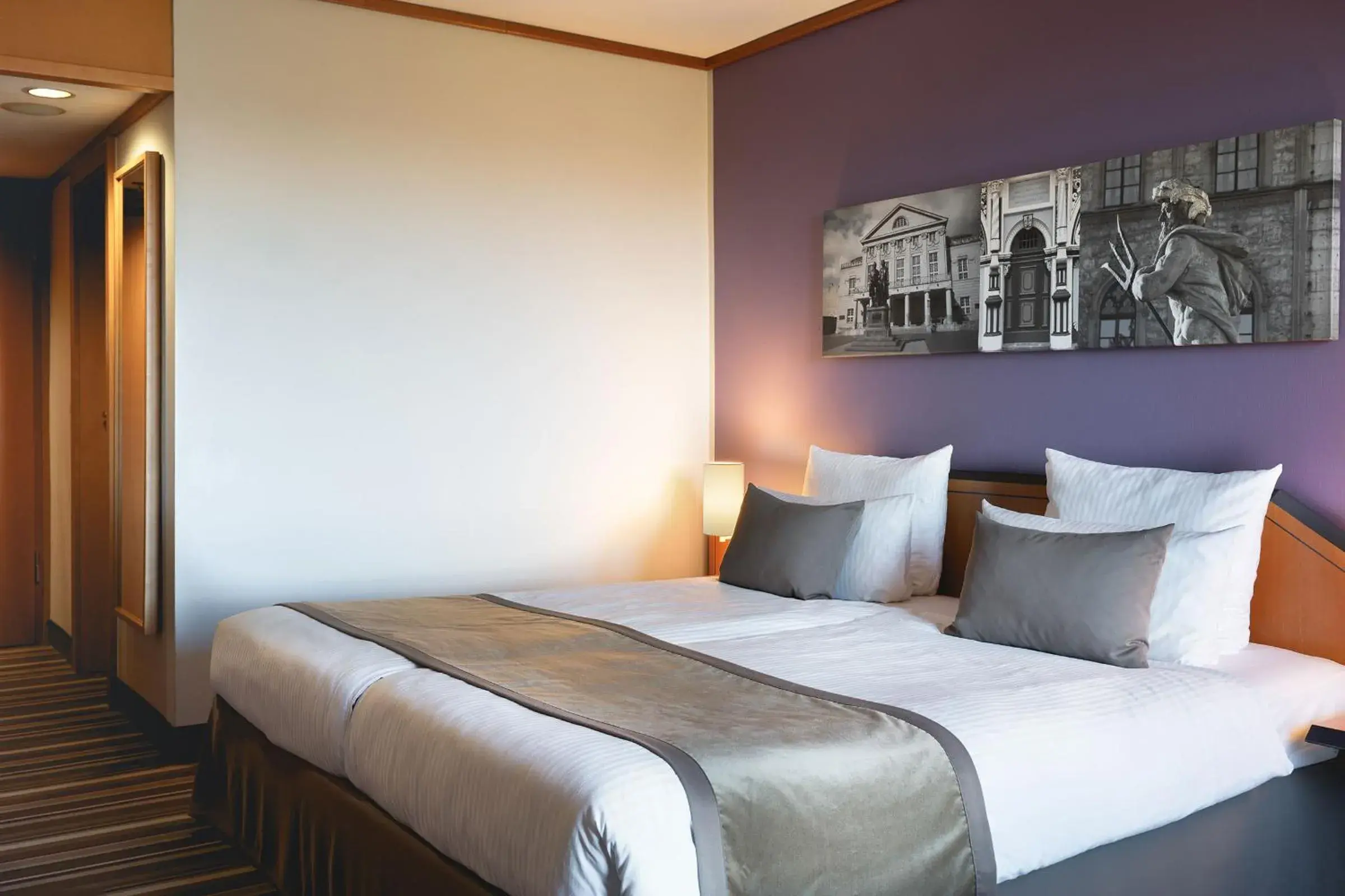 Bed in Leonardo Hotel Weimar Bed in Leonardo Hotel Weimar