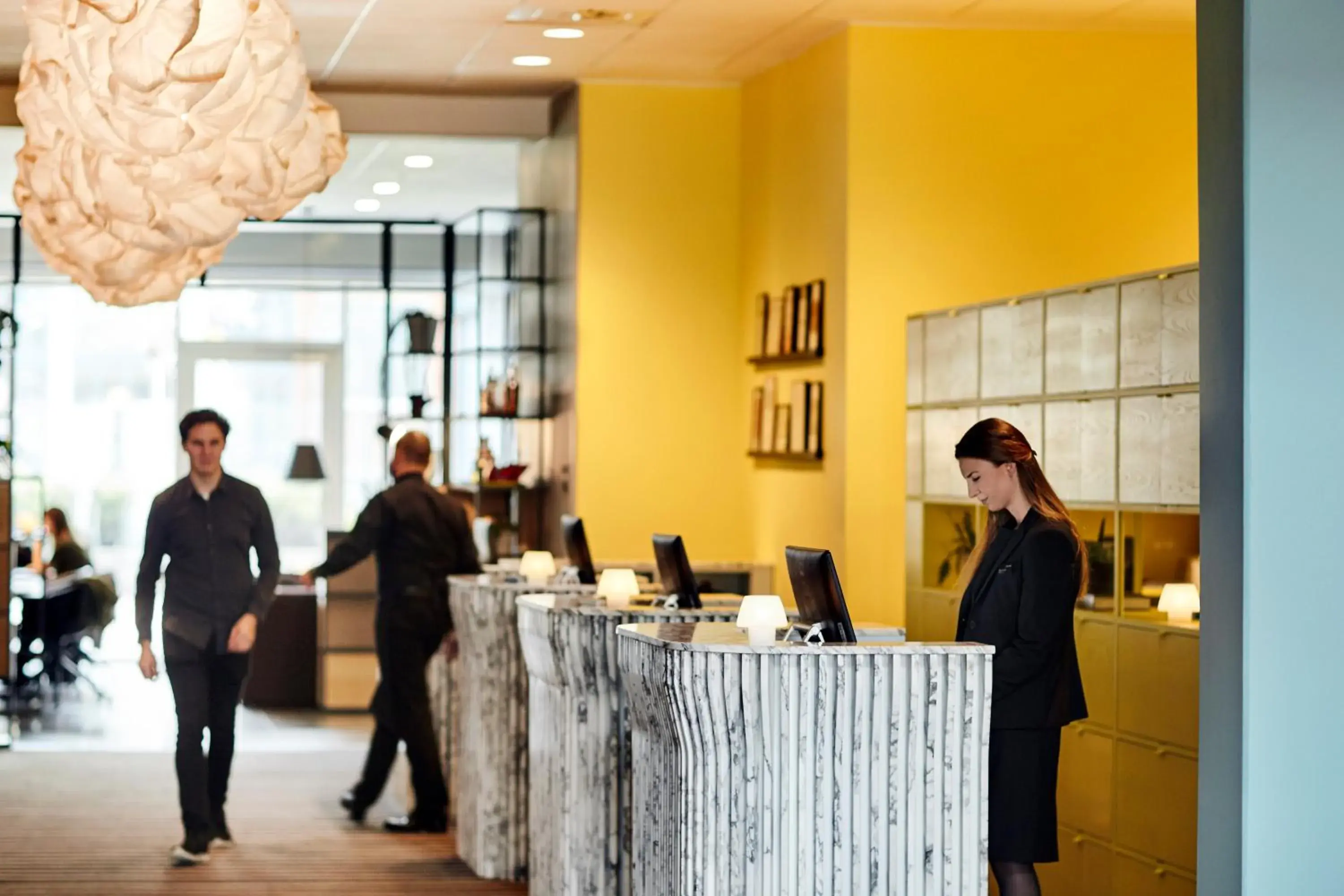 Lobby or reception in Comwell Aarhus Dolce by Wyndham Lobby or reception in Comwell Aarhus Dolce by Wyndham