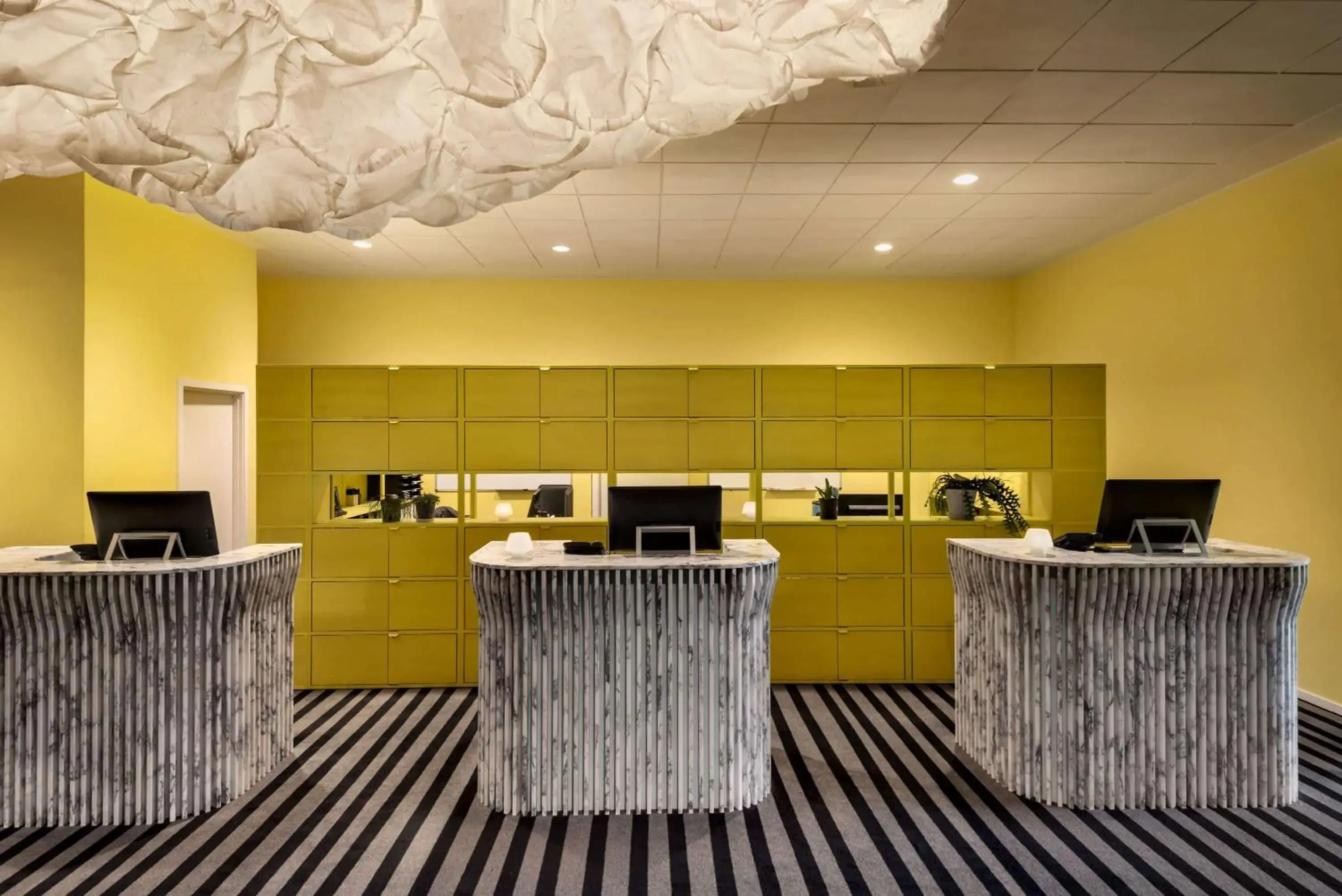 Lobby or reception in Comwell Aarhus Dolce by Wyndham Lobby or reception in Comwell Aarhus Dolce by Wyndham