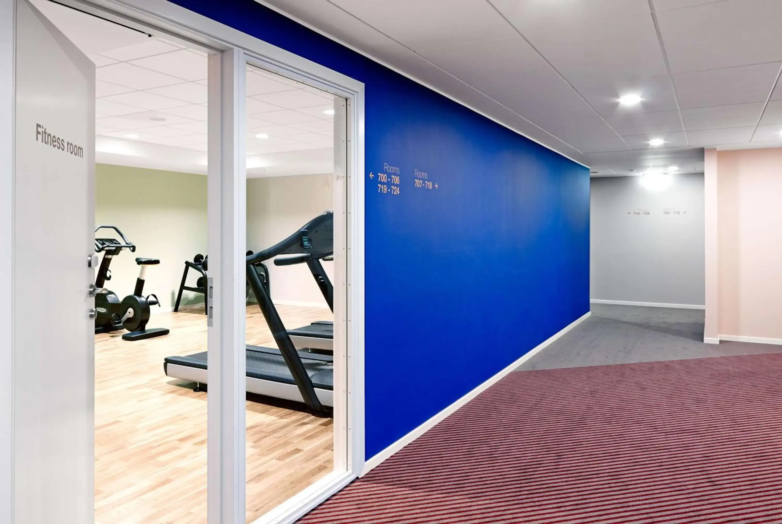 Fitness centre/facilities in Comwell Aarhus Dolce by Wyndham Fitness centre/facilities in Comwell Aarhus Dolce by Wyndham