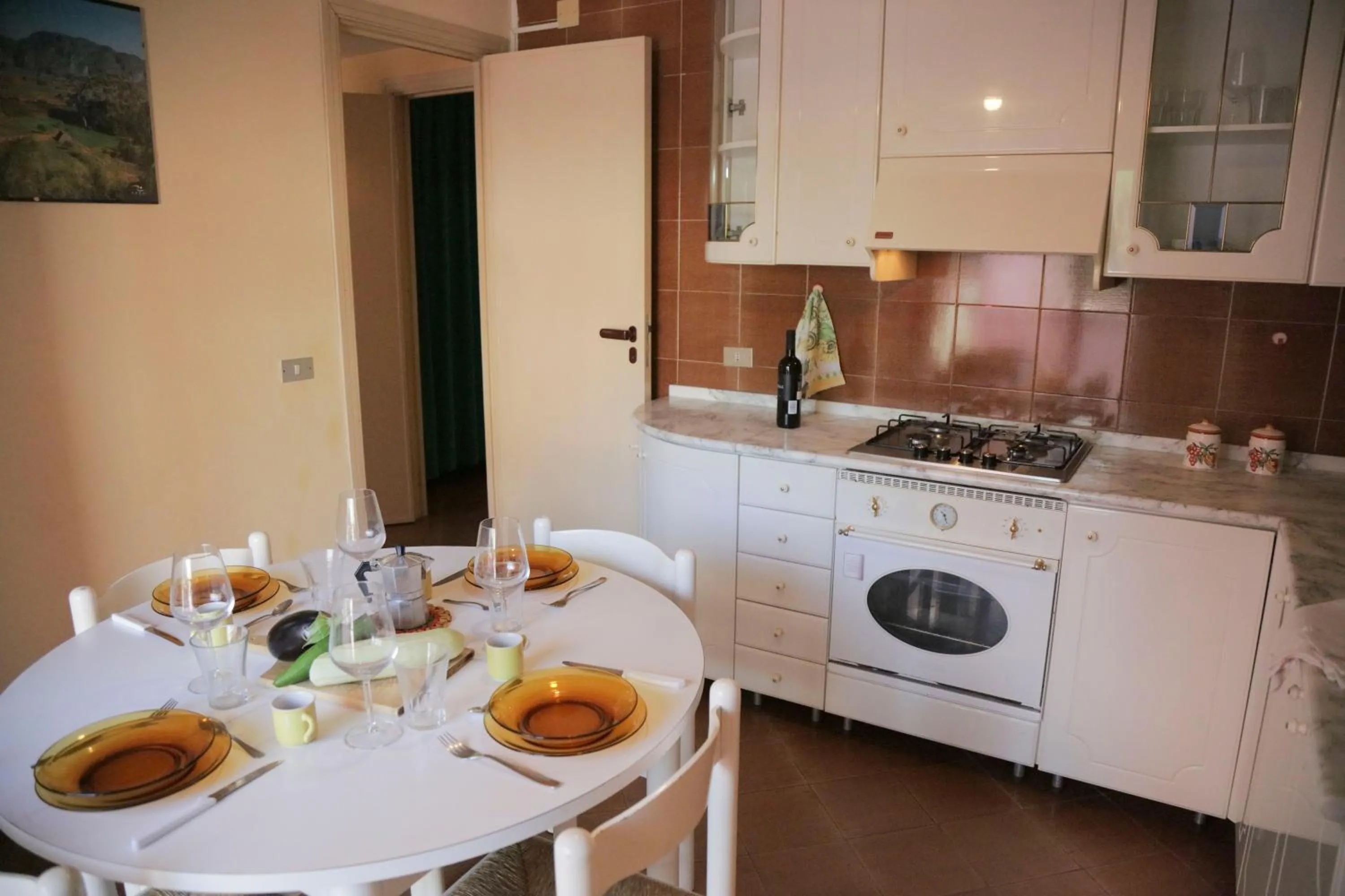 Kitchen or kitchenette in Casa Rosa