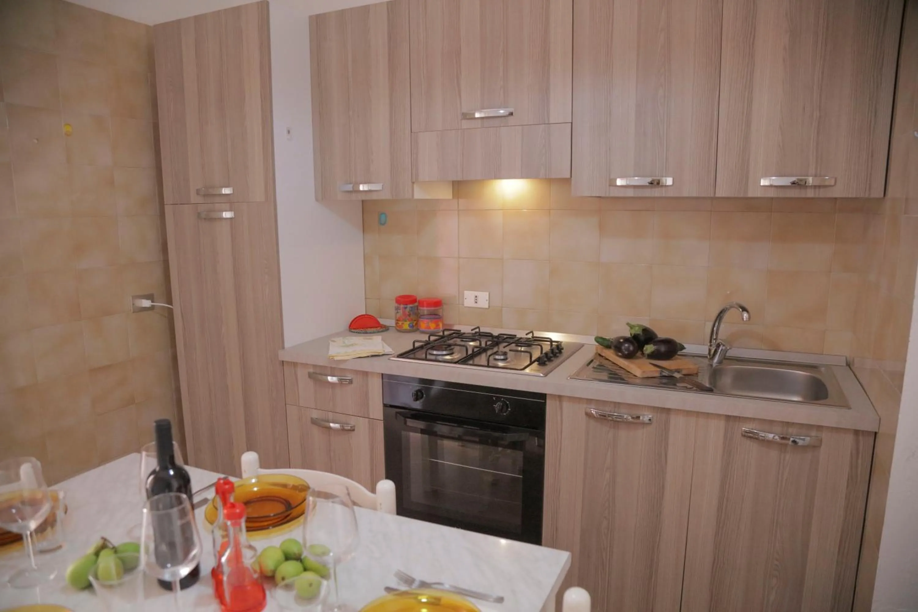 Kitchen or kitchenette in Casa Rosa