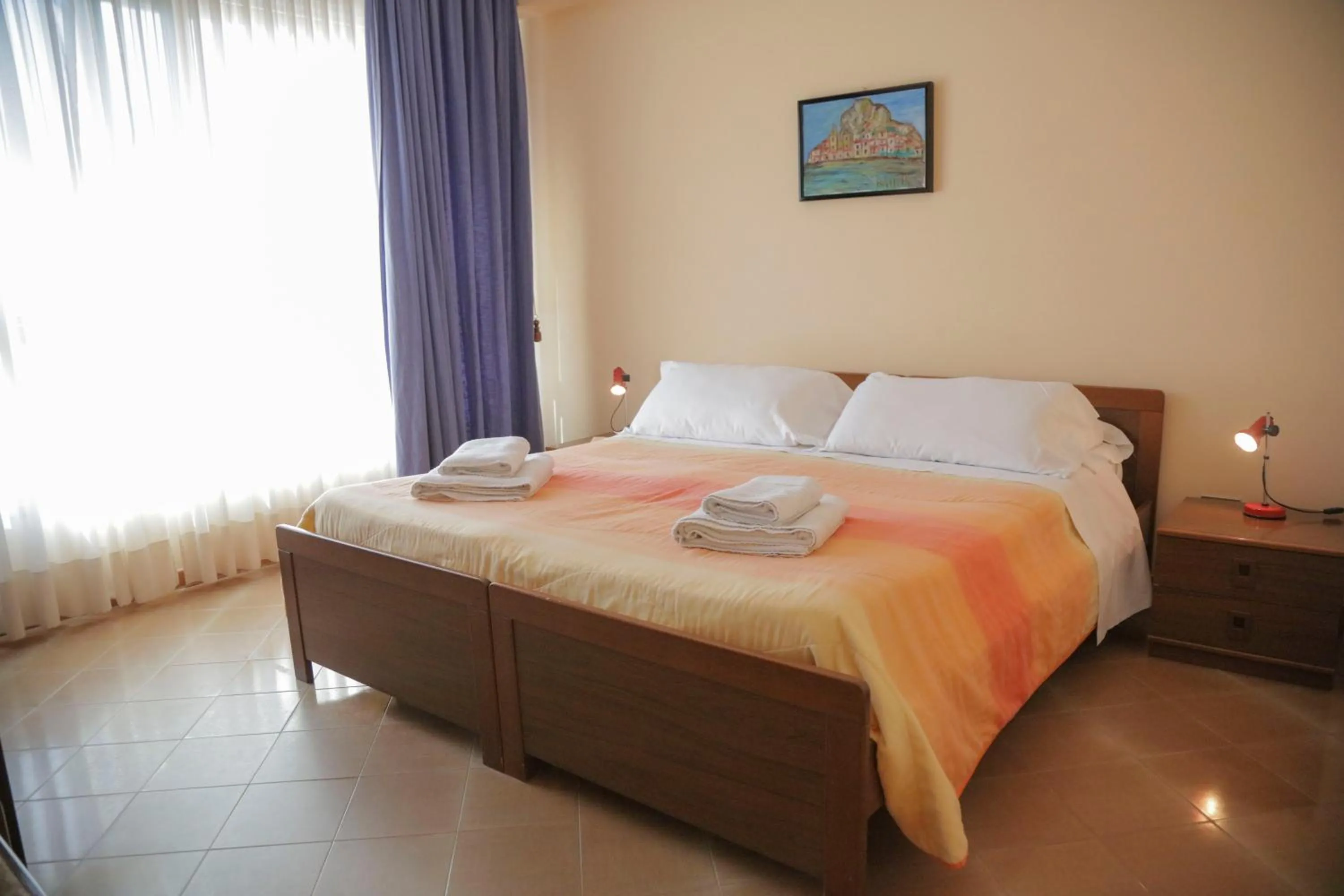 Bedroom, Bed in Casa Rosa