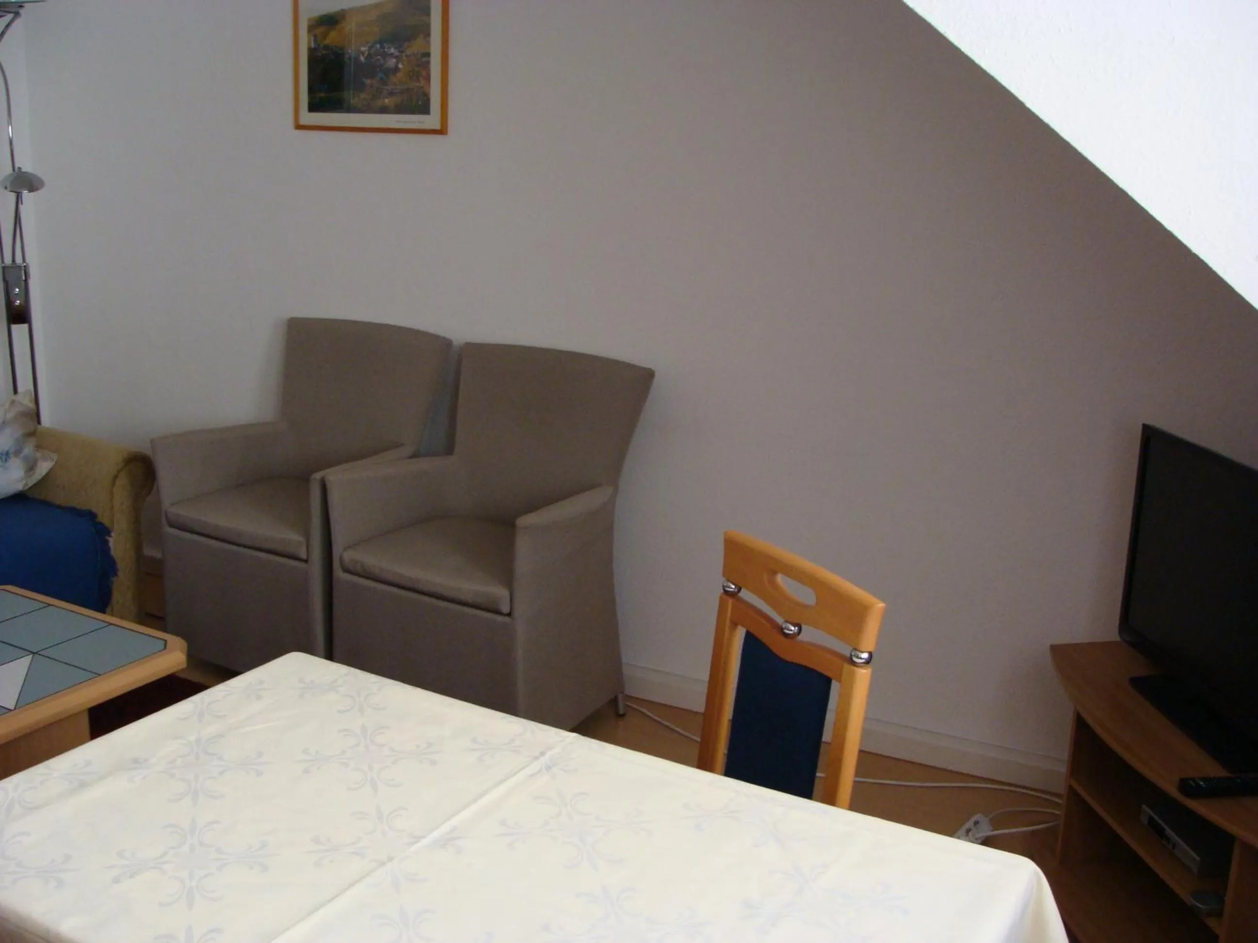 Living room, Bed in Hotel Löhr