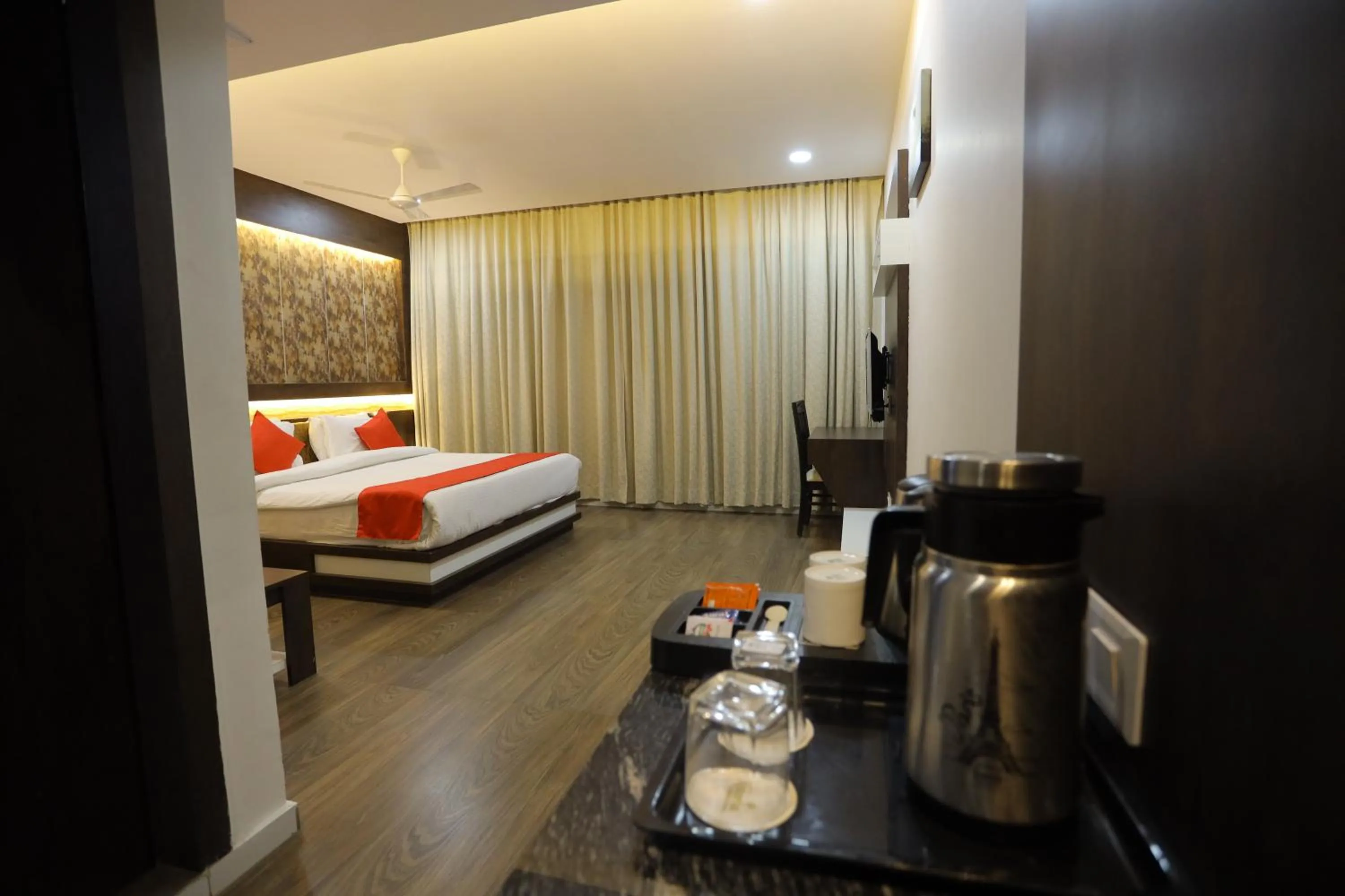 Bedroom, Bed in THE GRAND ASTORIA SOMANTH by Shivalaya Darshanam